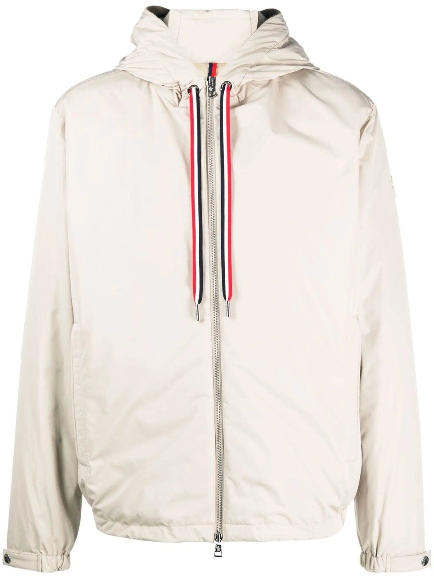 logo-patch hooded jacket