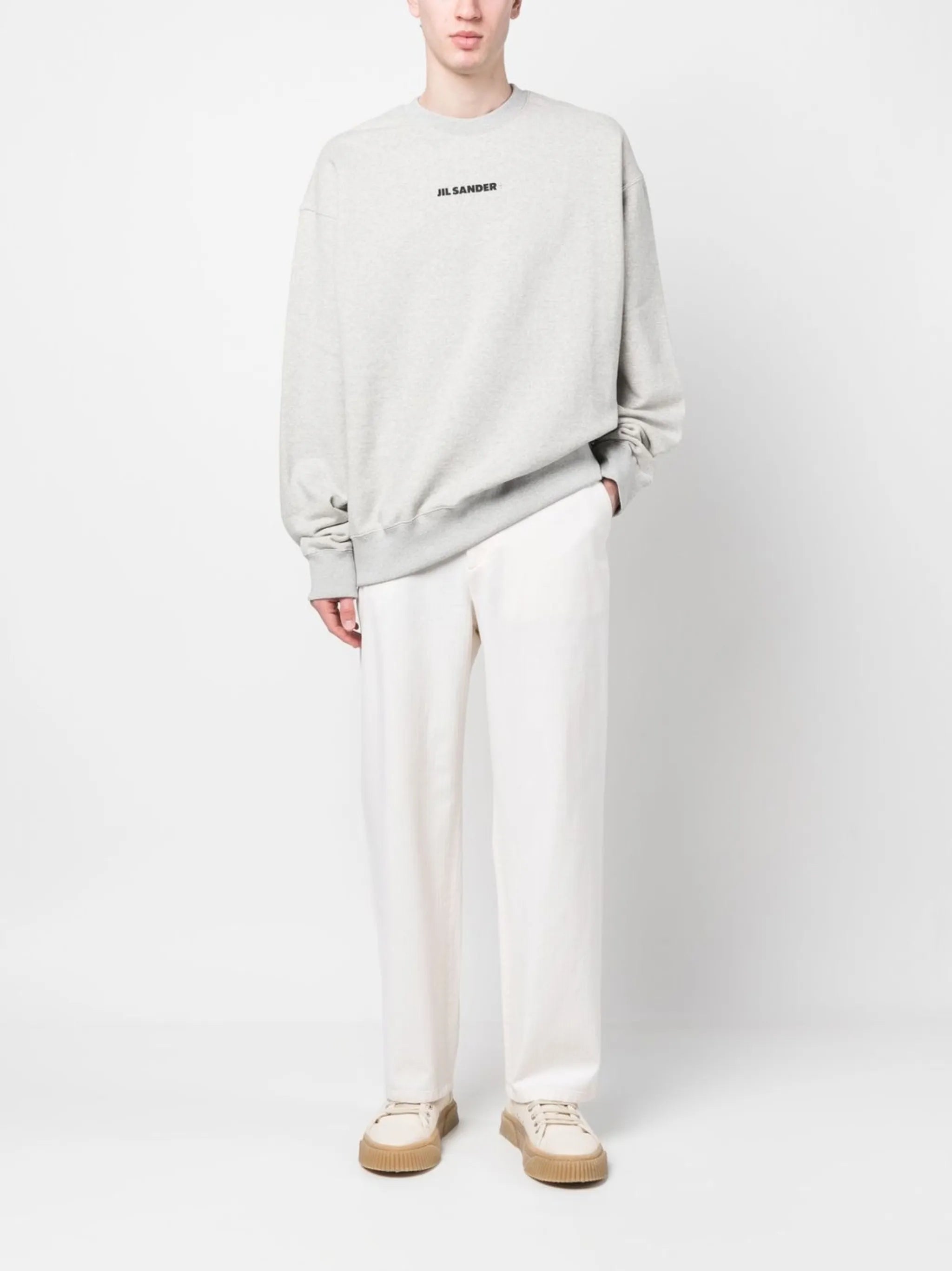 logo-print cotton sweatshirt