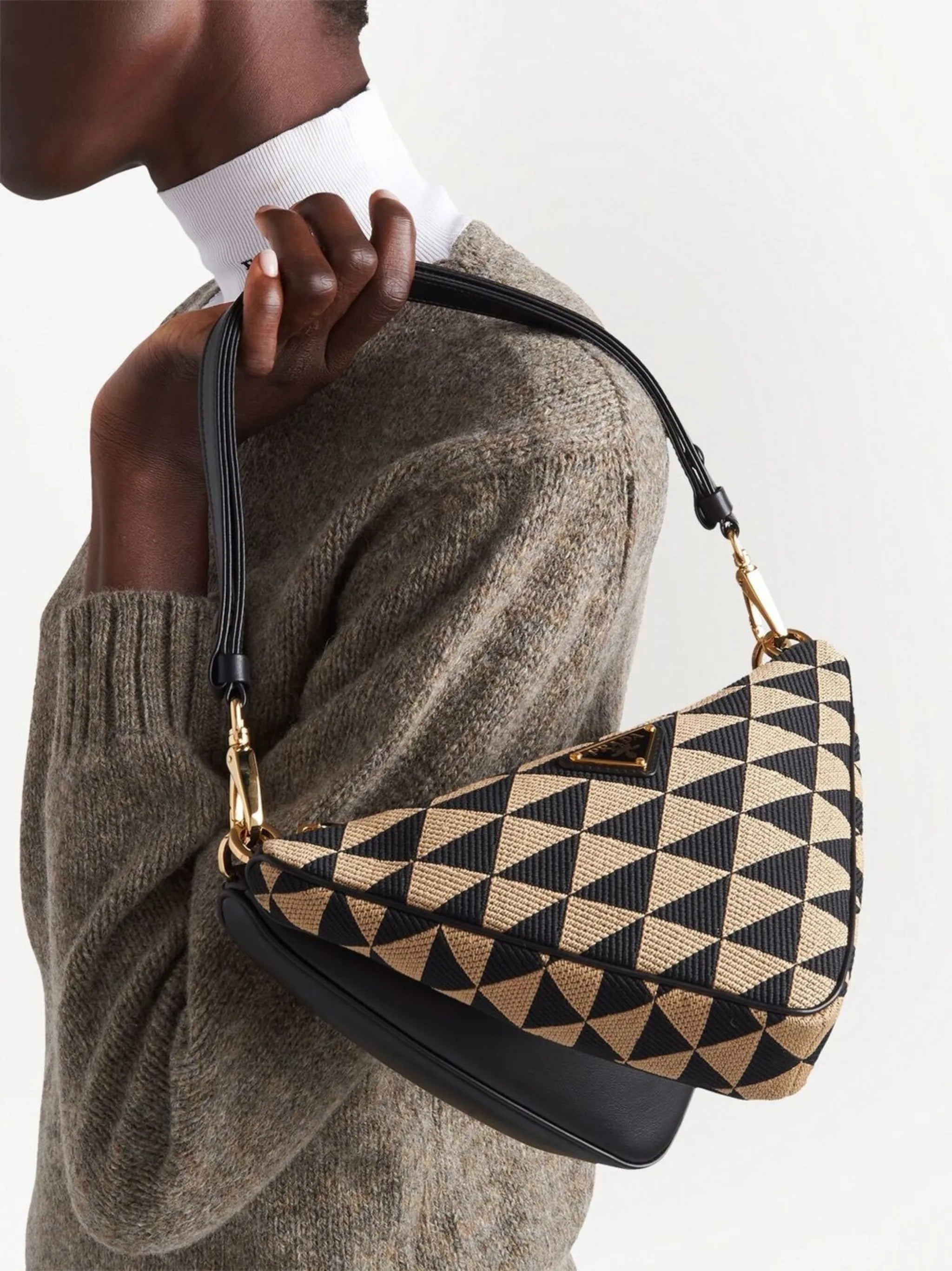 Symbole embroidered mini bag