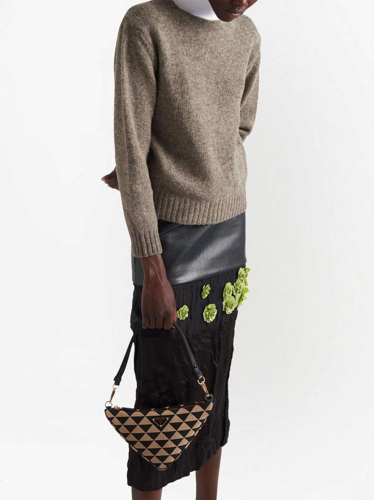 Symbole embroidered mini bag
