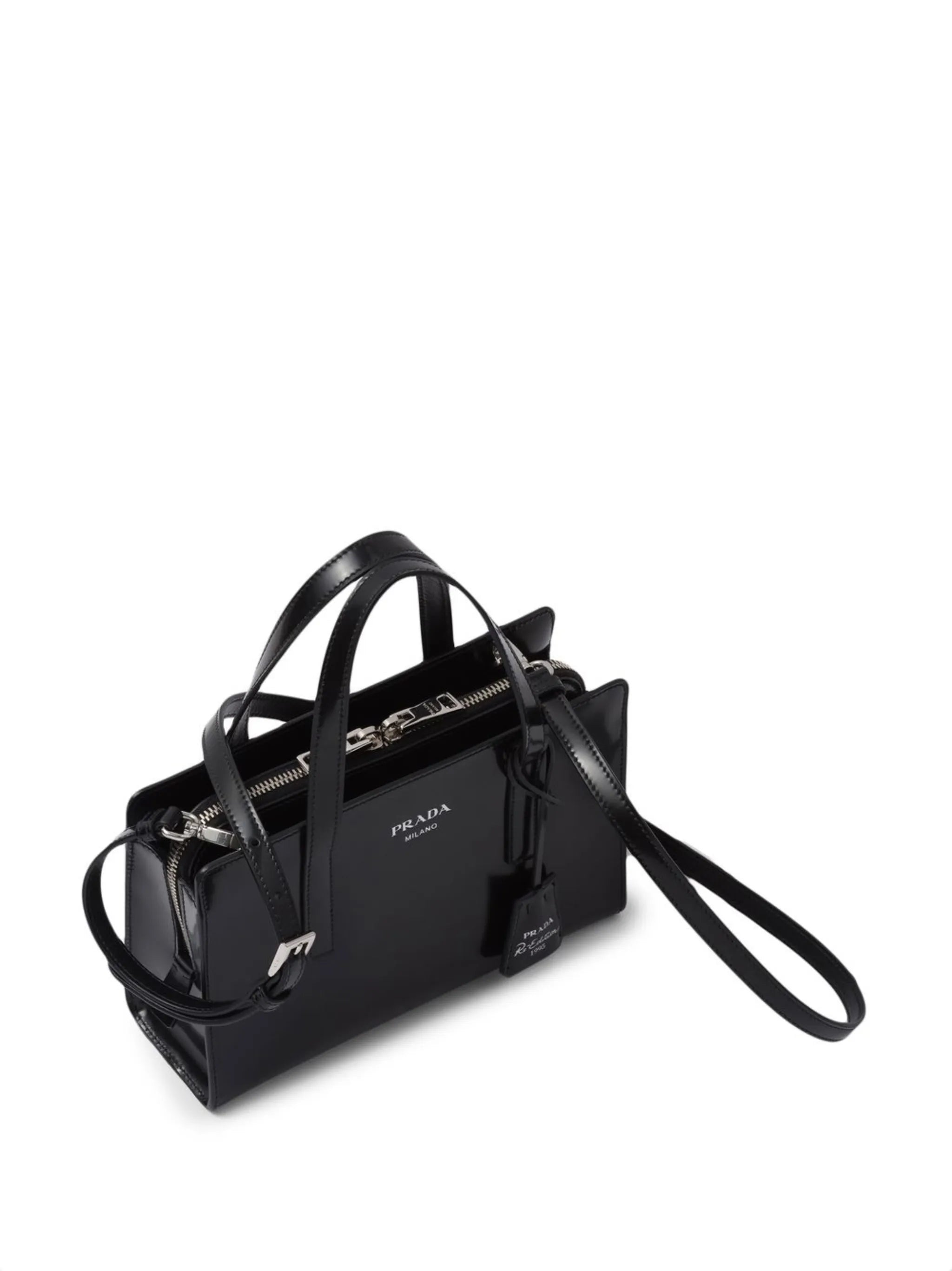 mini Re-Edition 1995 brushed-leather tote bag