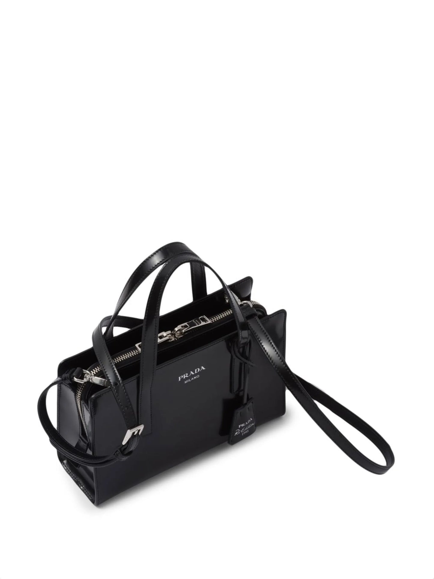 mini Re-Edition 1995 brushed-leather tote bag