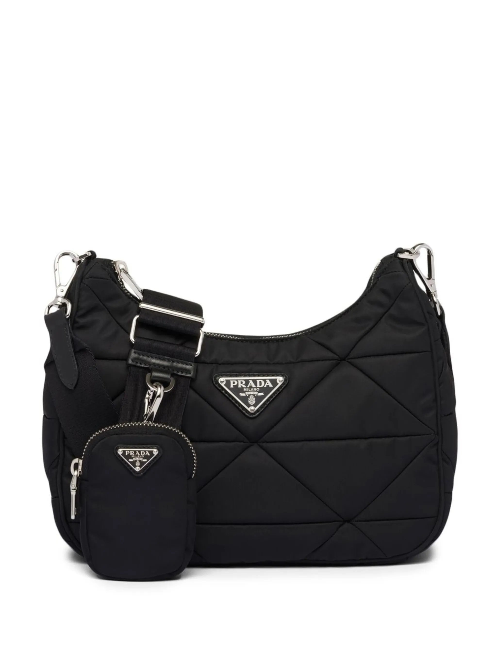 Padded Re-Nylon shoulder bag