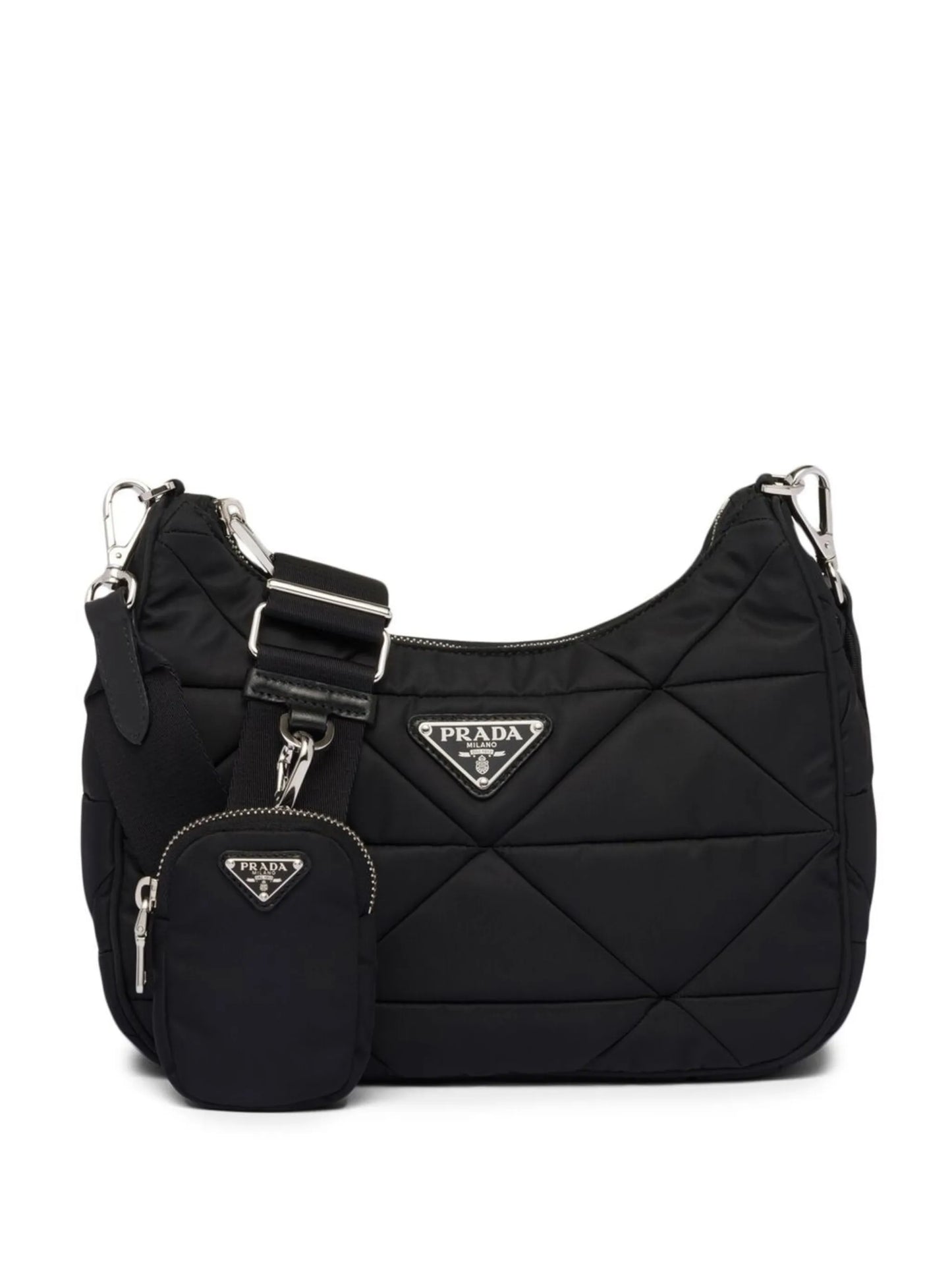 Padded Re-Nylon shoulder bag
