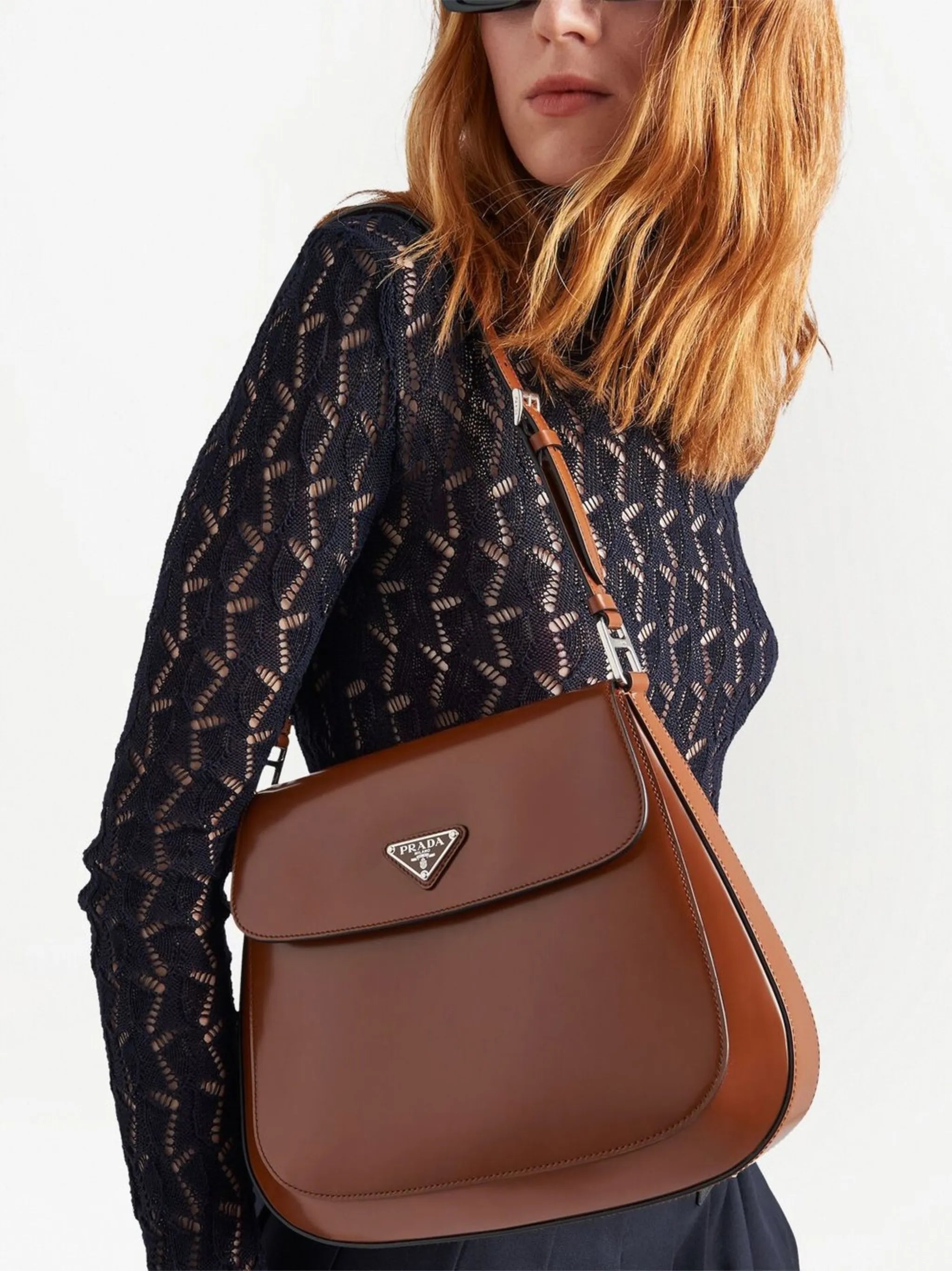 Cleo leather shoulder bag