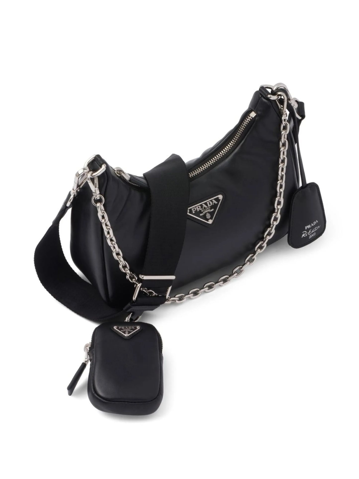 Re-Edition 2005 padded leather shoulder bag