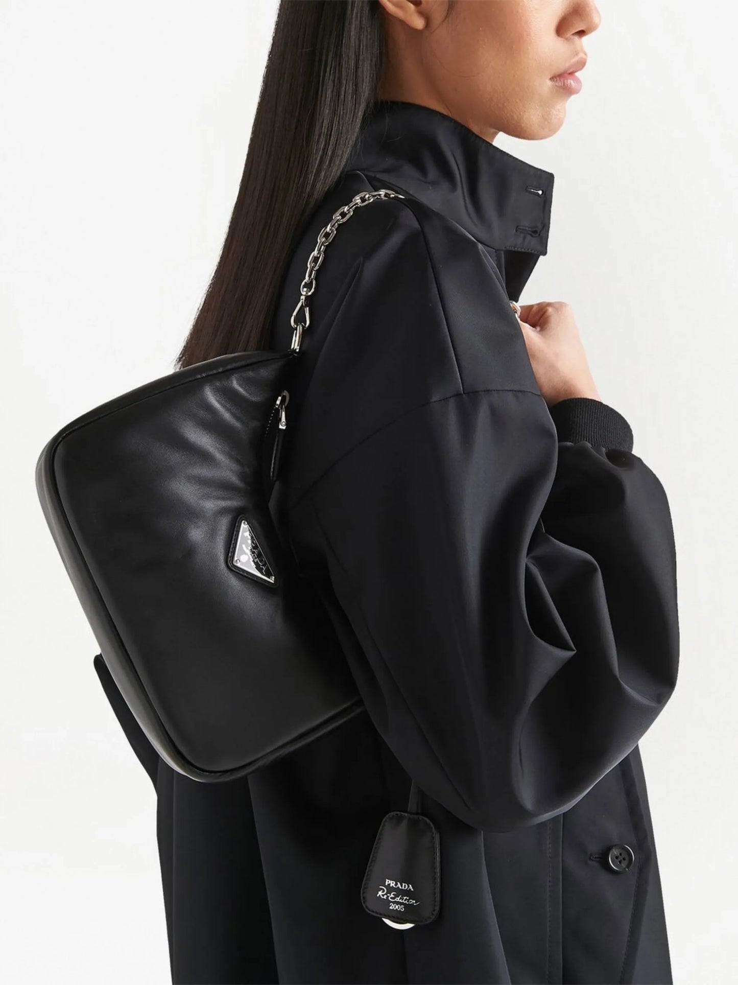Re-Edition 2005 padded leather shoulder bag