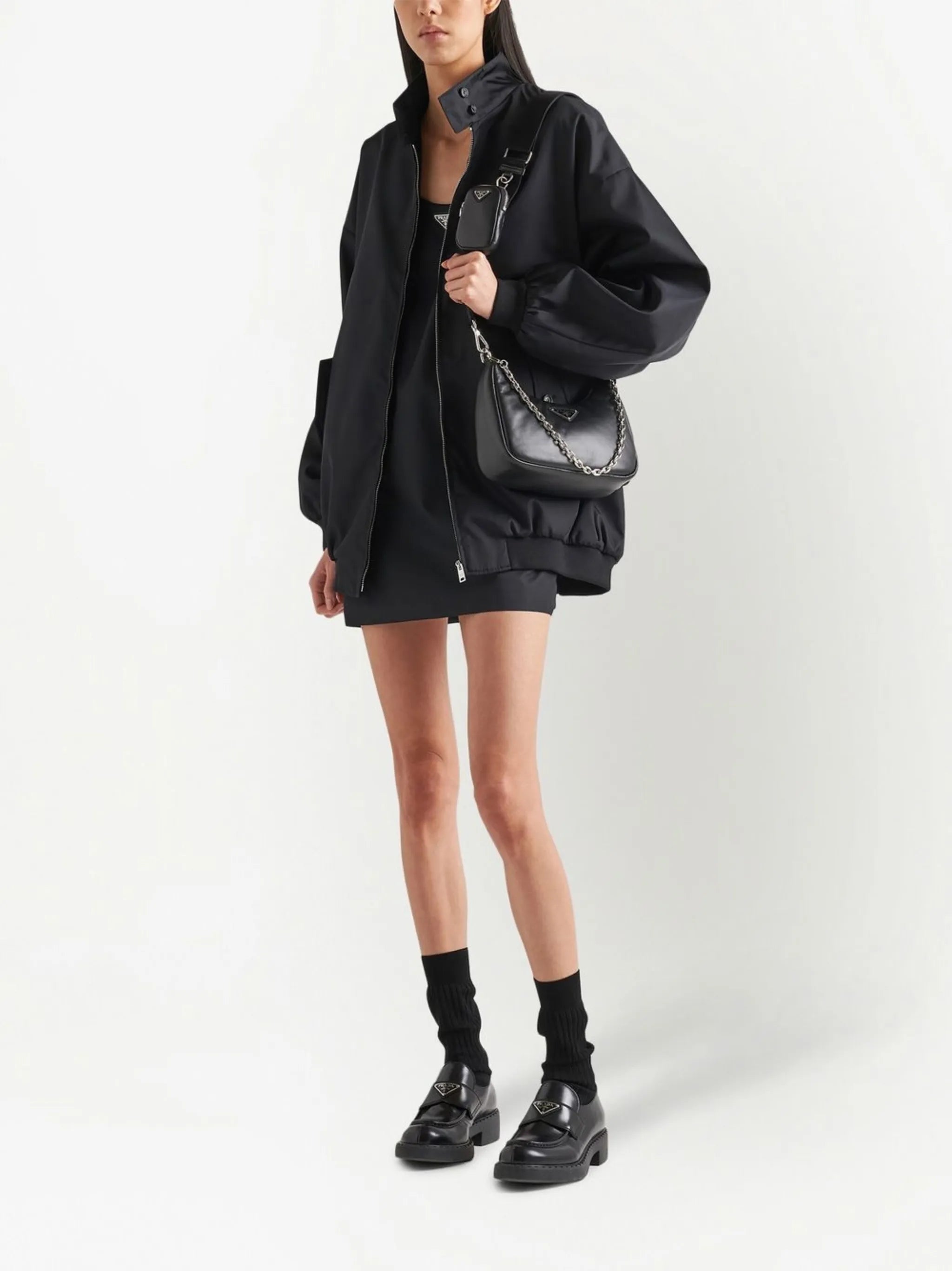 Re-Edition 2005 padded leather shoulder bag