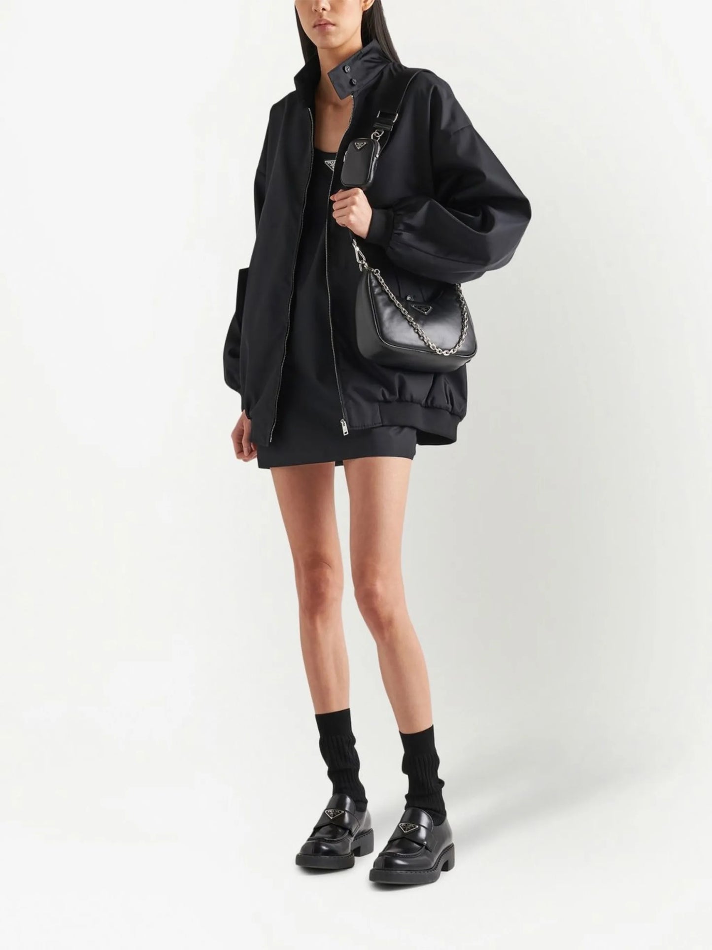 Re-Edition 2005 padded leather shoulder bag