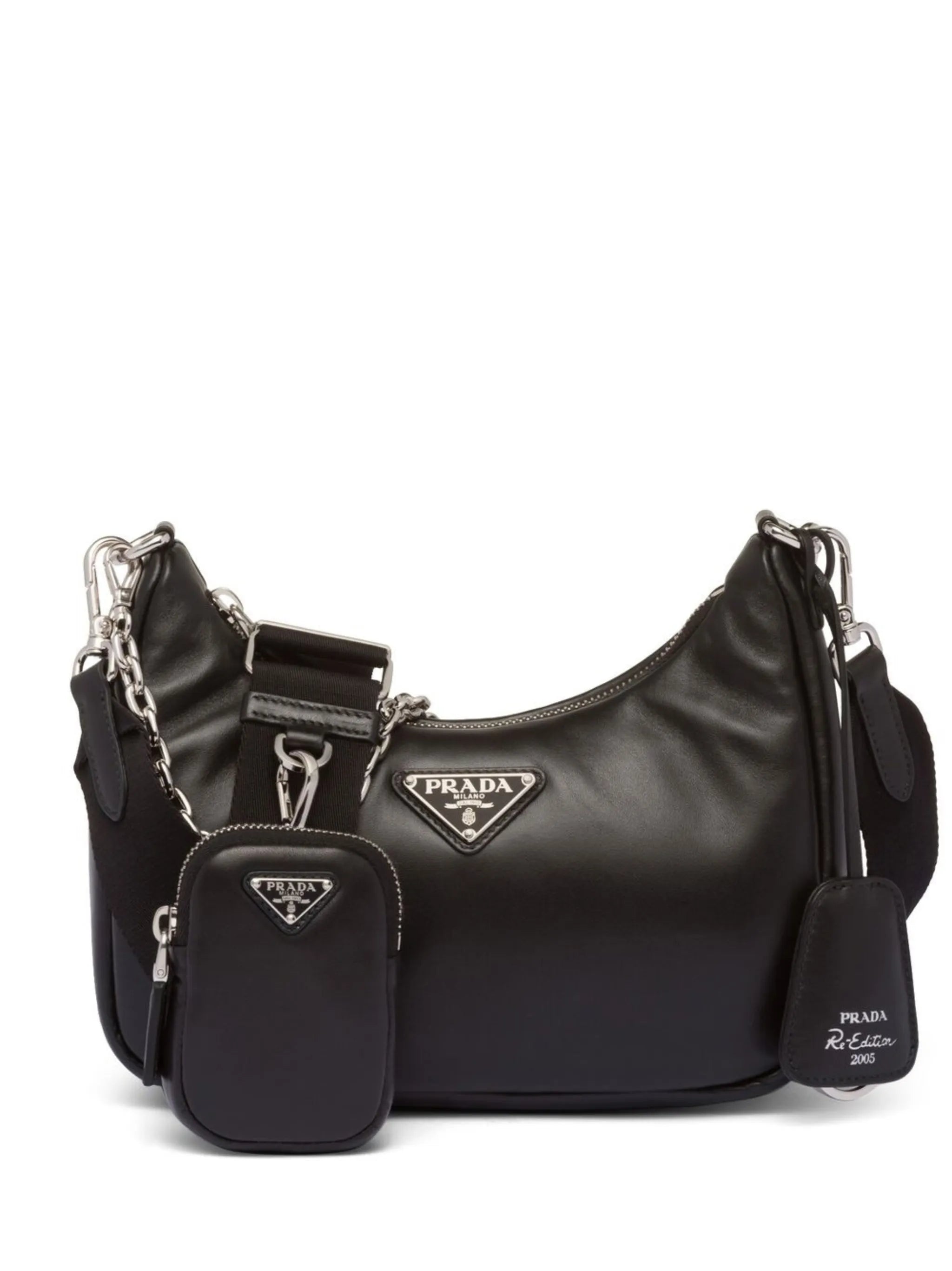 Re-Edition 2005 padded leather shoulder bag