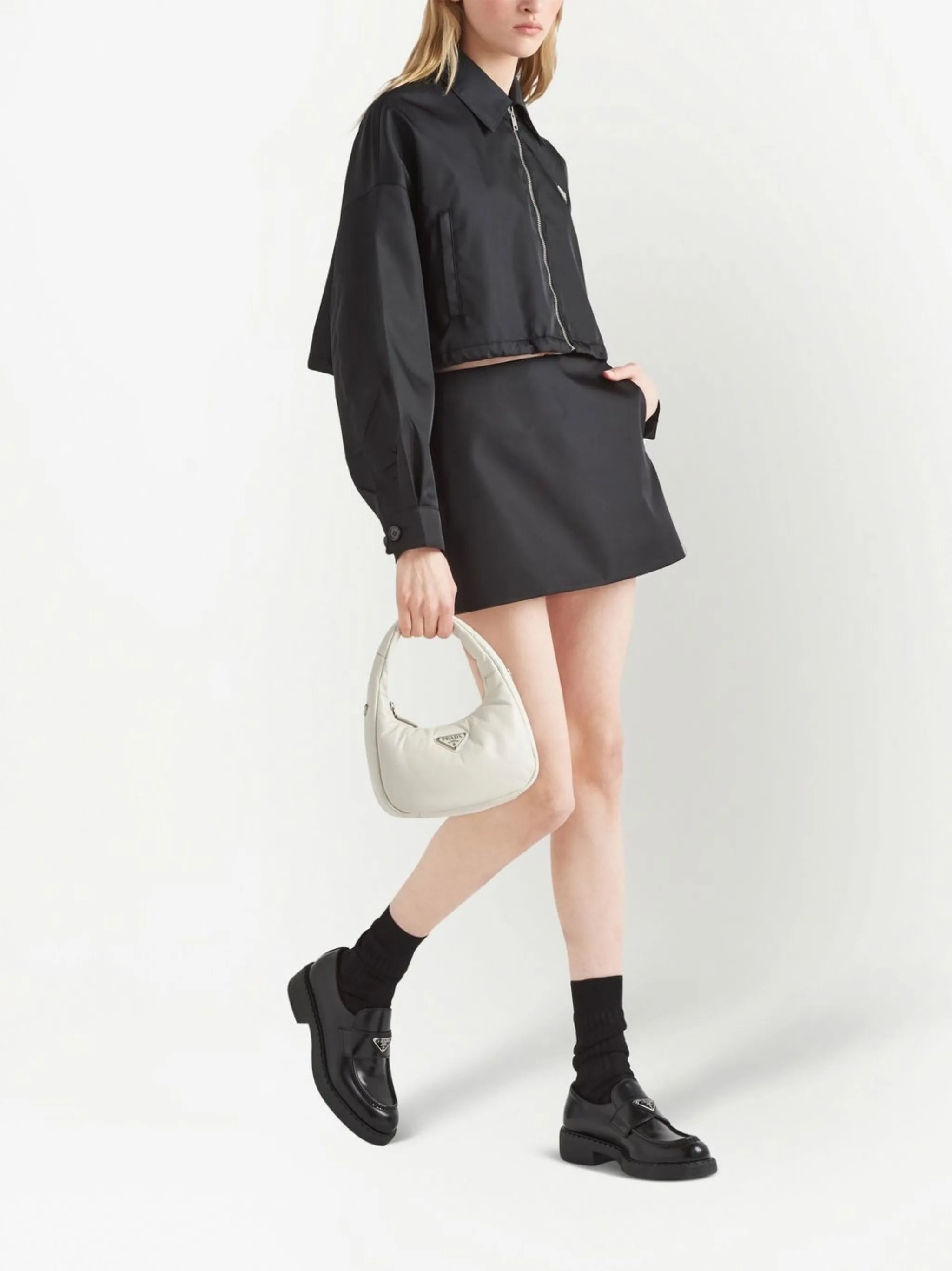 padded nappa leather mini bag