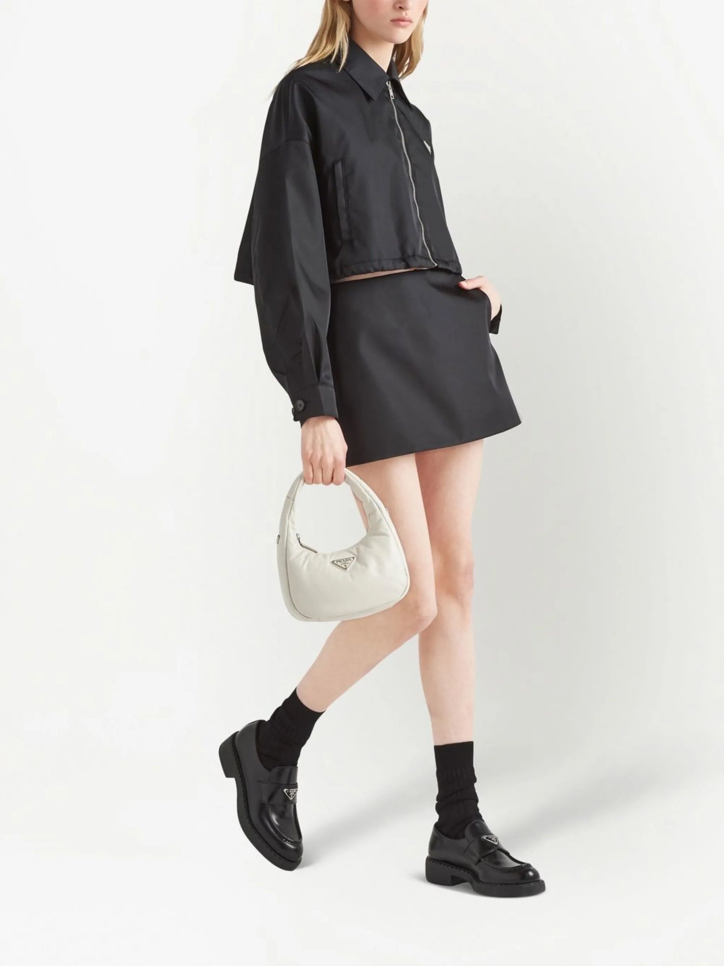 padded nappa leather mini bag
