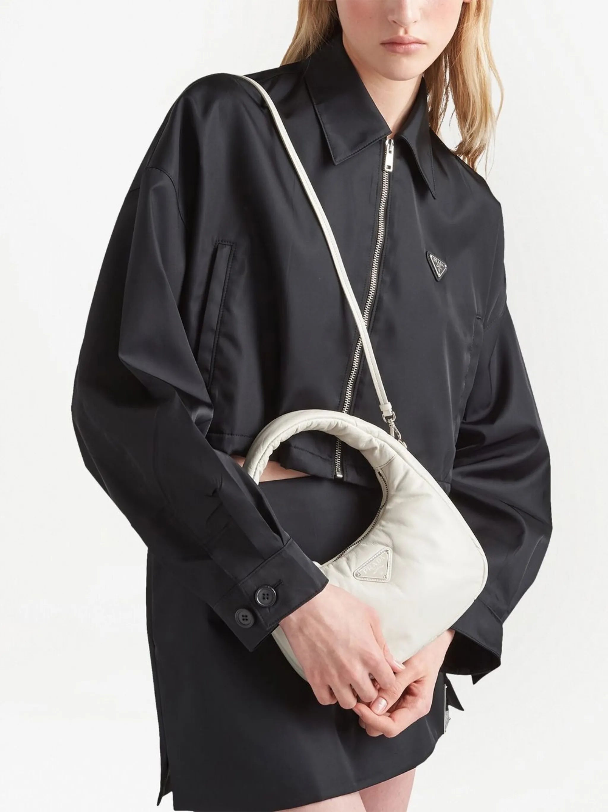 padded nappa leather mini bag