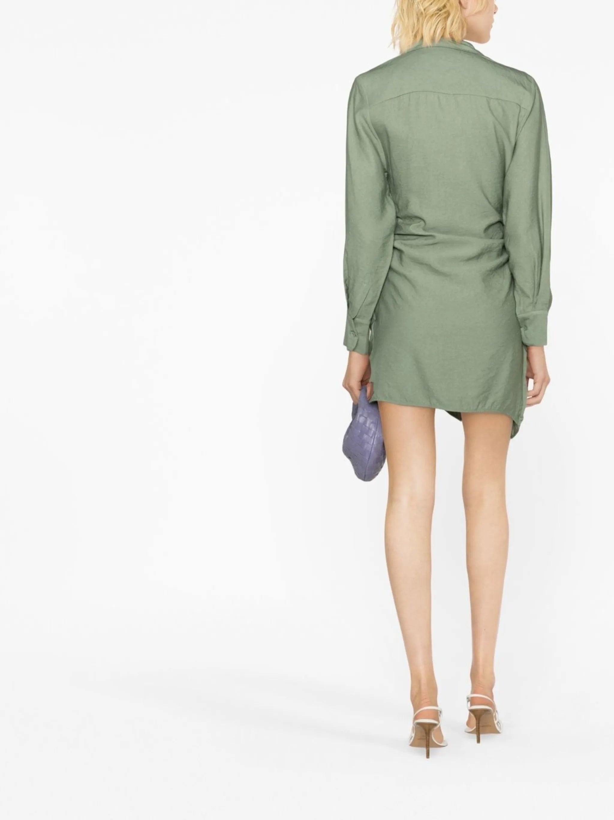 La Robe Bahia draped shirtdress