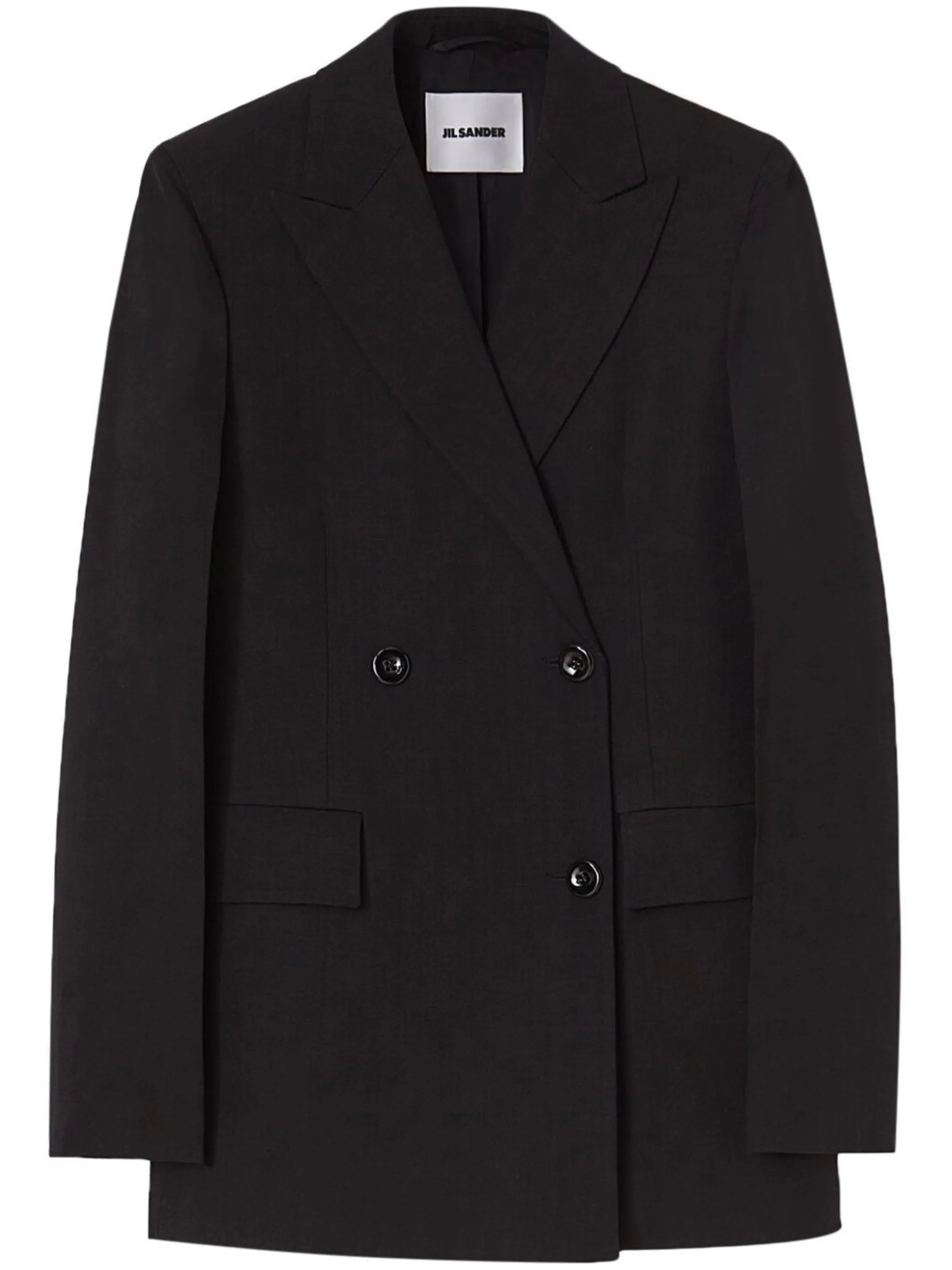 double-breasted tailored blazer