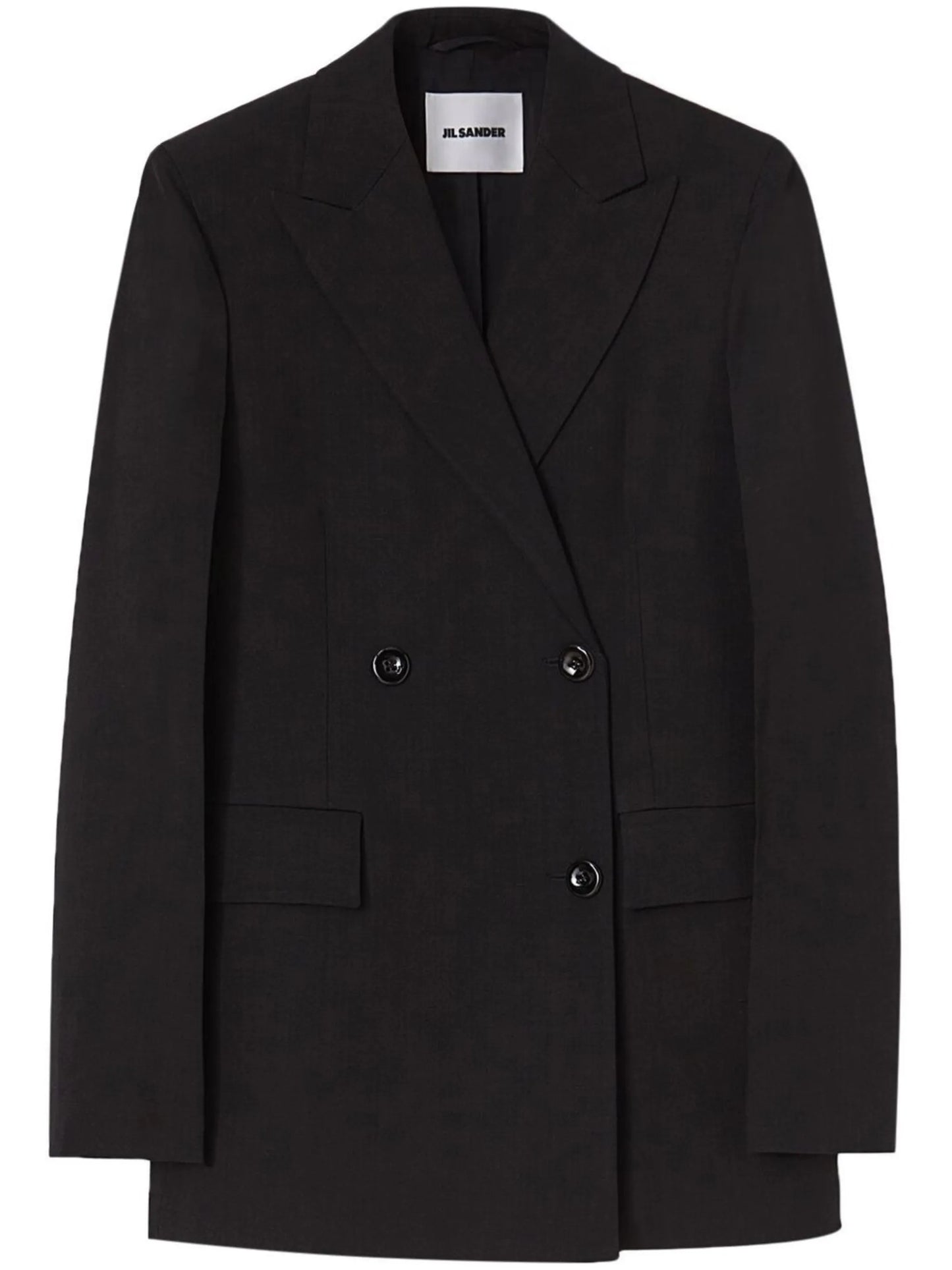 double-breasted tailored blazer