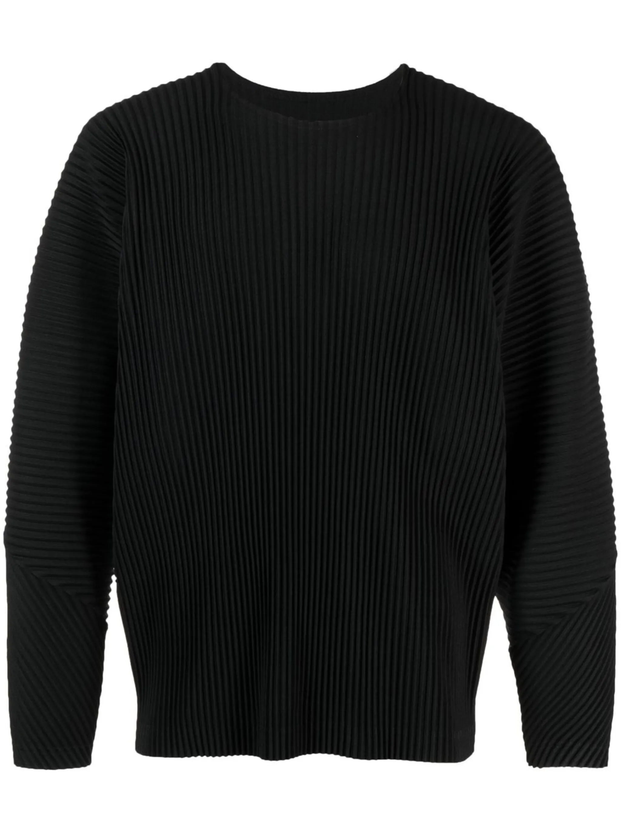 round-neck ribbed T-shirt