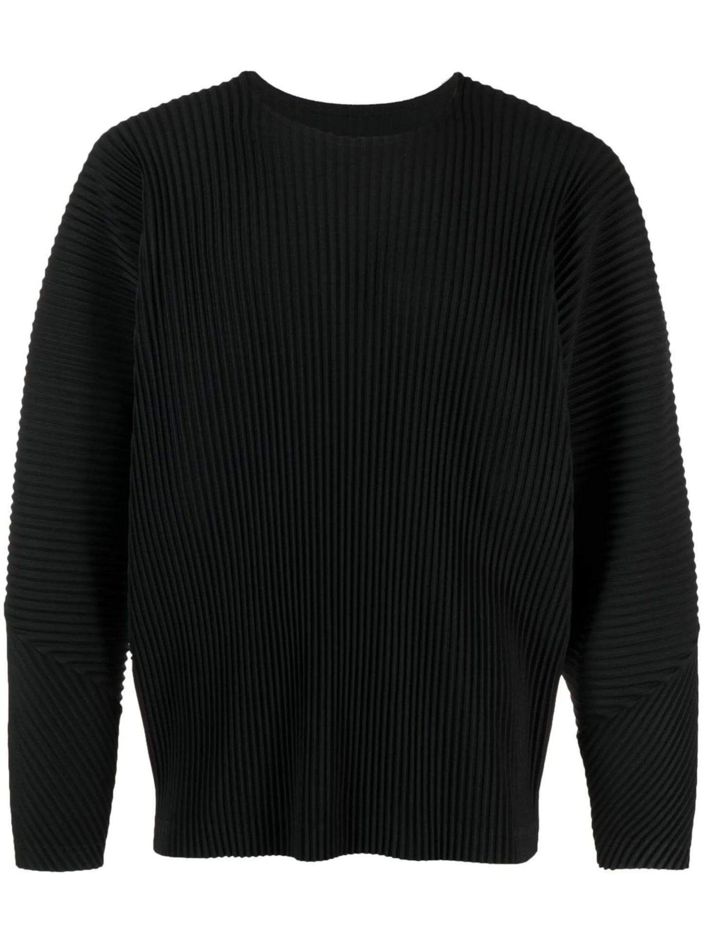 round-neck ribbed T-shirt