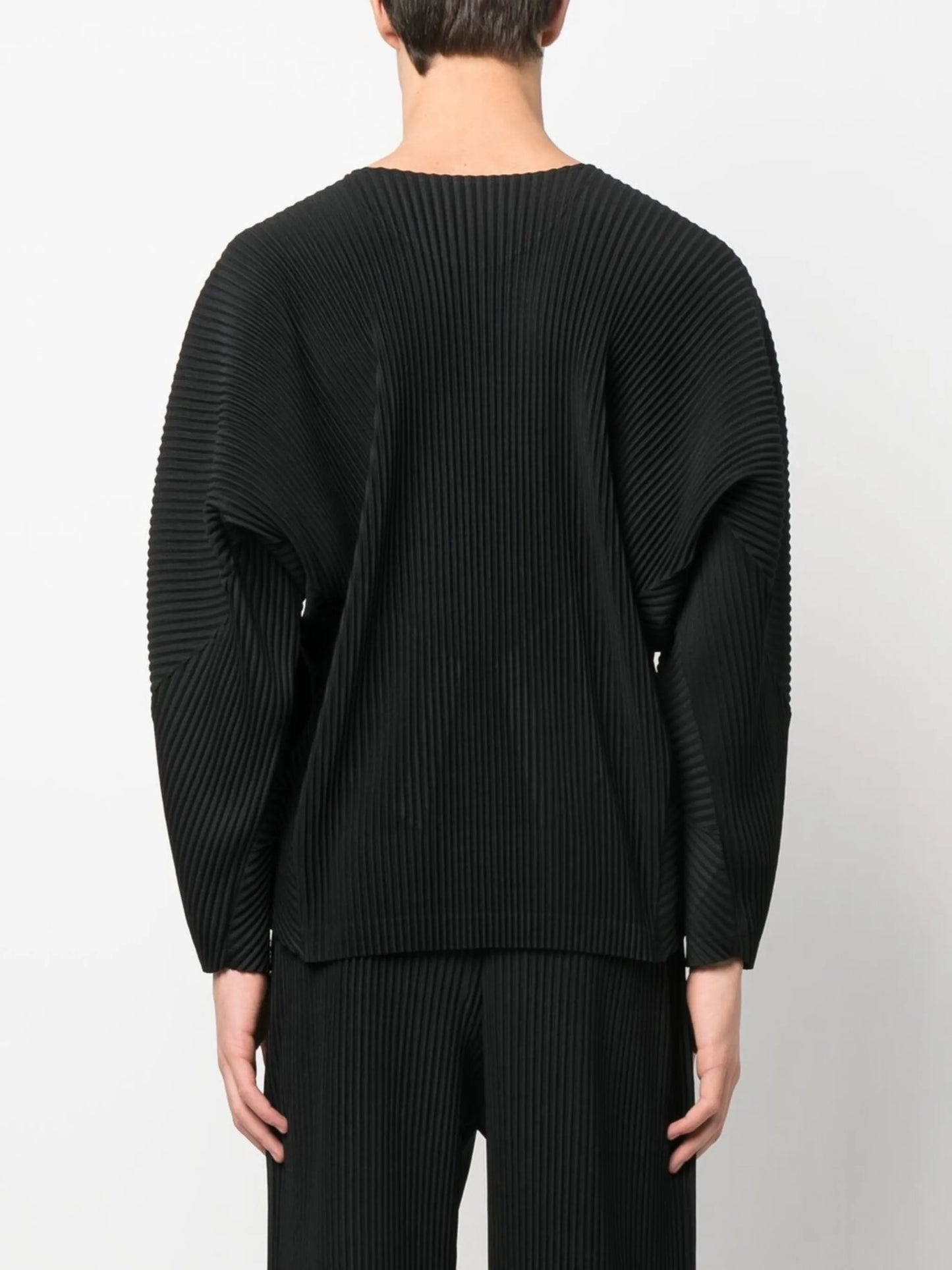 round-neck ribbed T-shirt