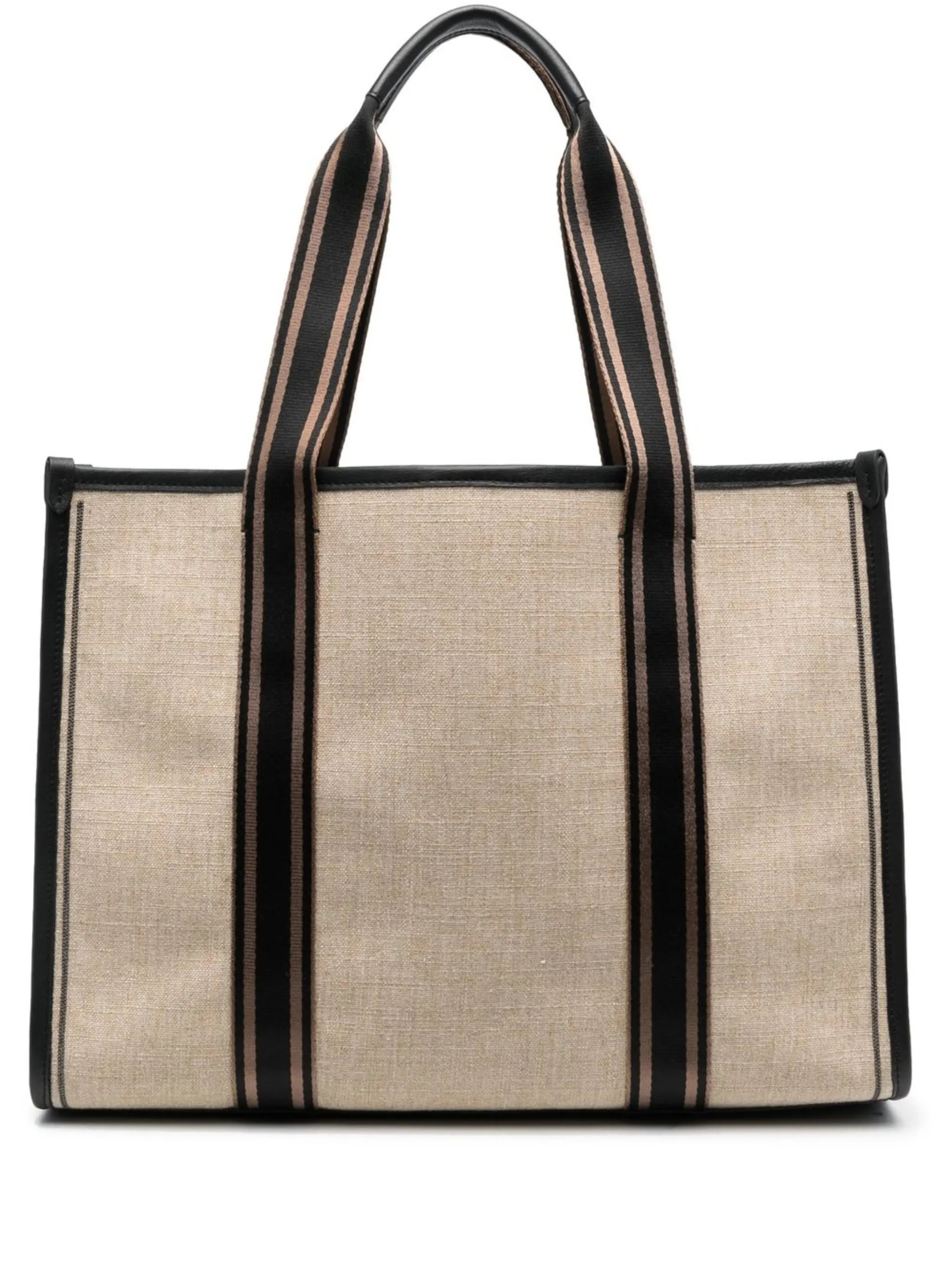 oversized hand-held tote bag