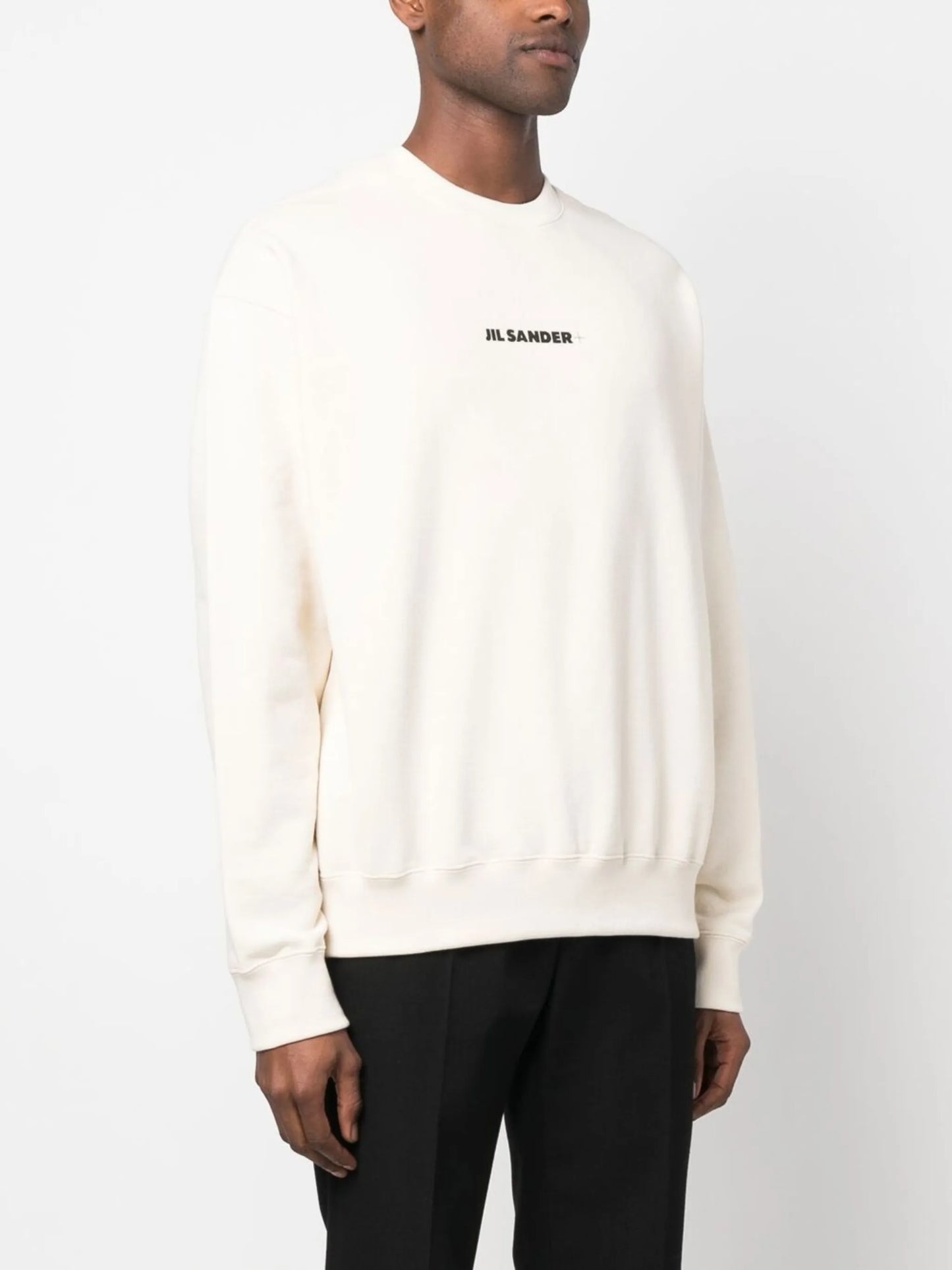 logo-print crew neck sweatshirt