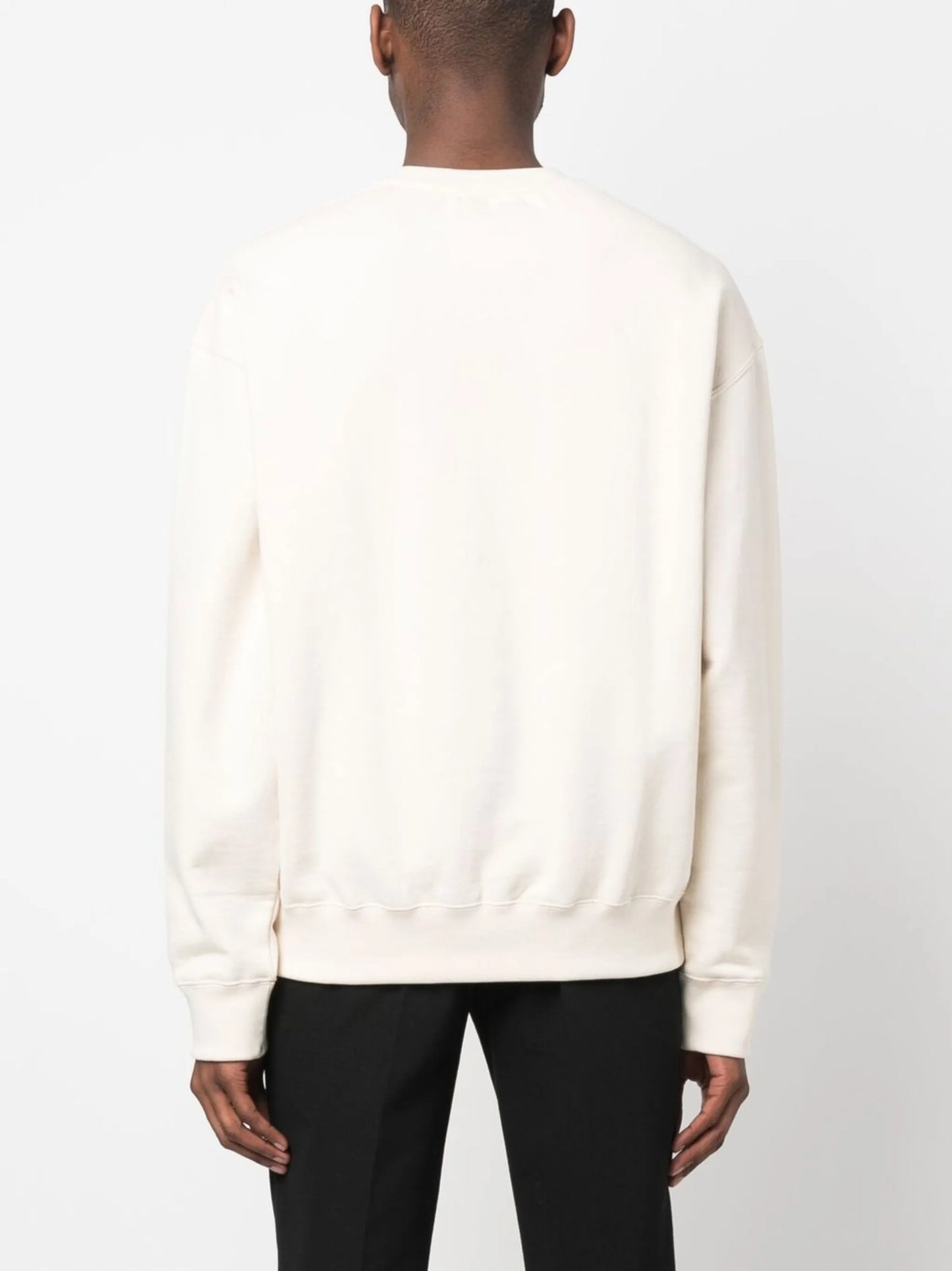 logo-print crew neck sweatshirt
