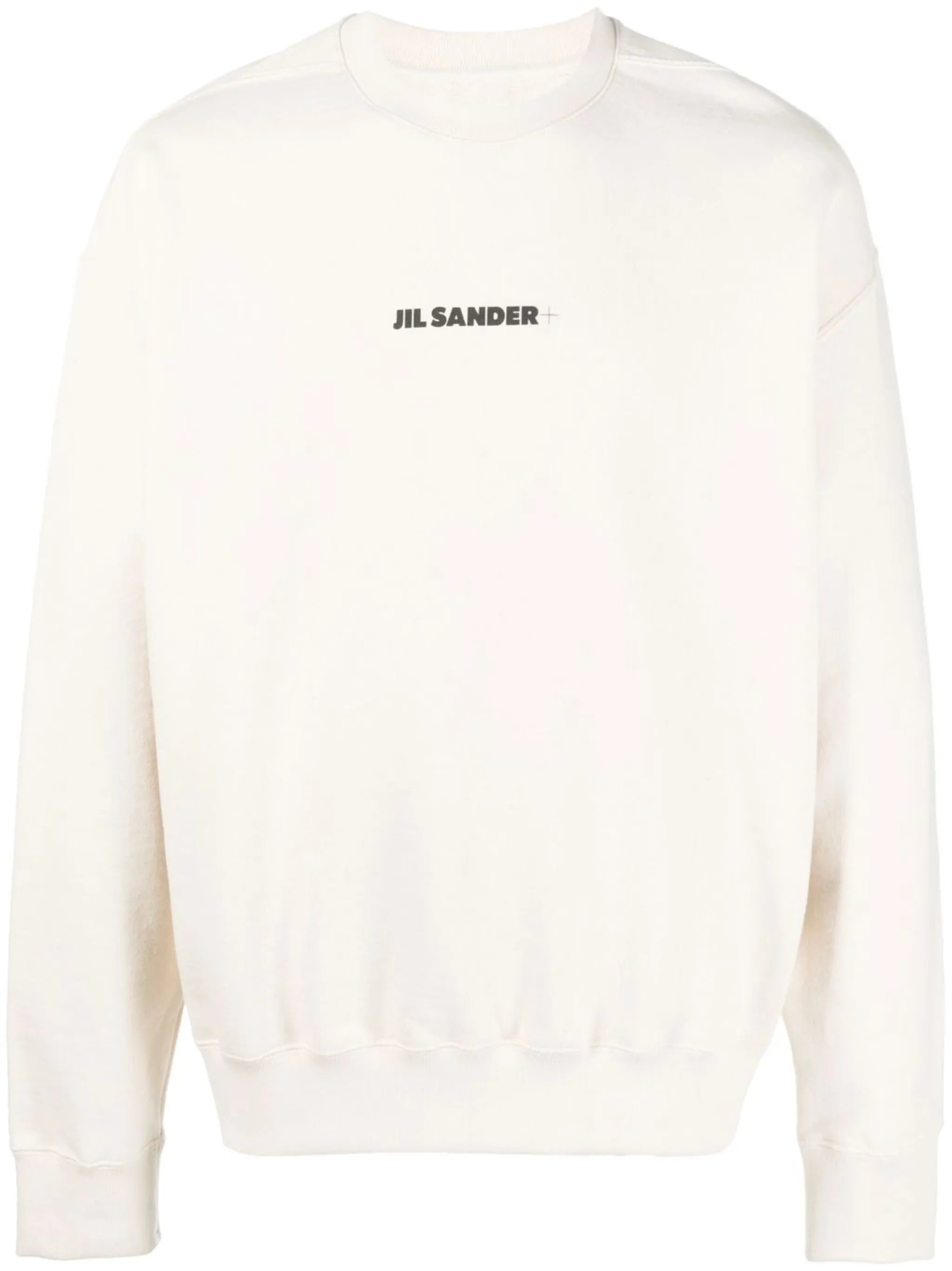 logo-print crew neck sweatshirt