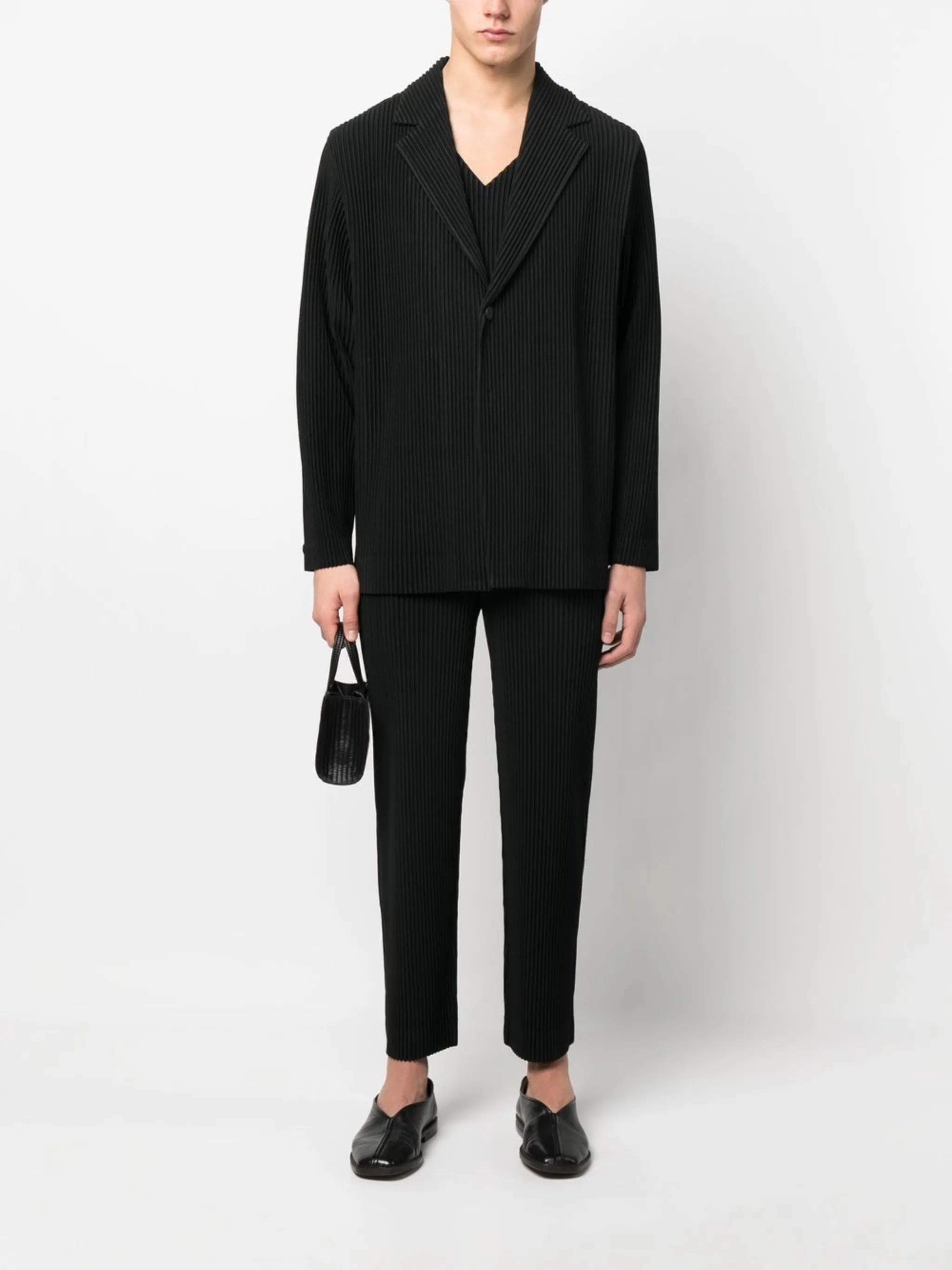 single-breasted suit jacket