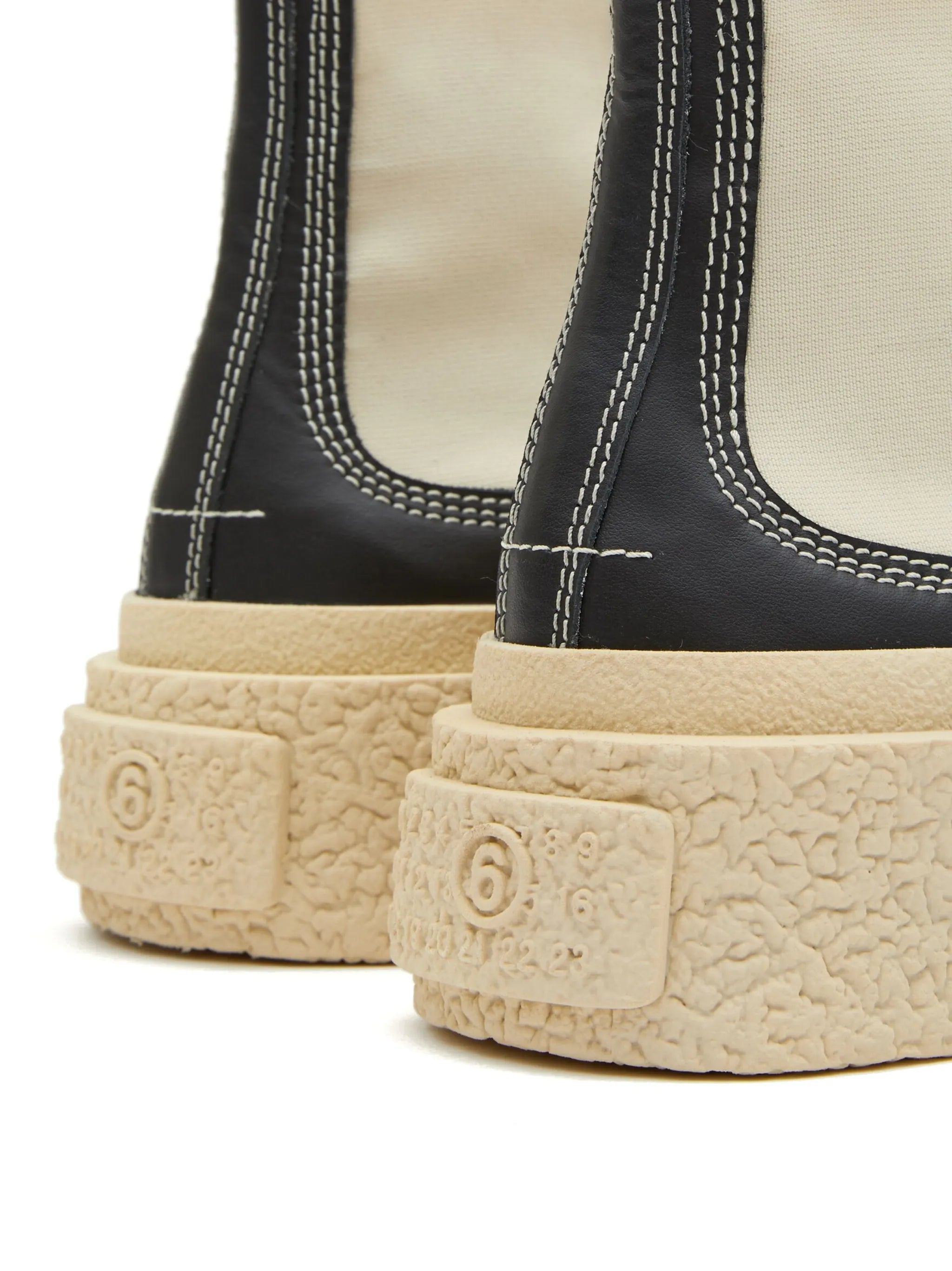 round-toe leather boots
