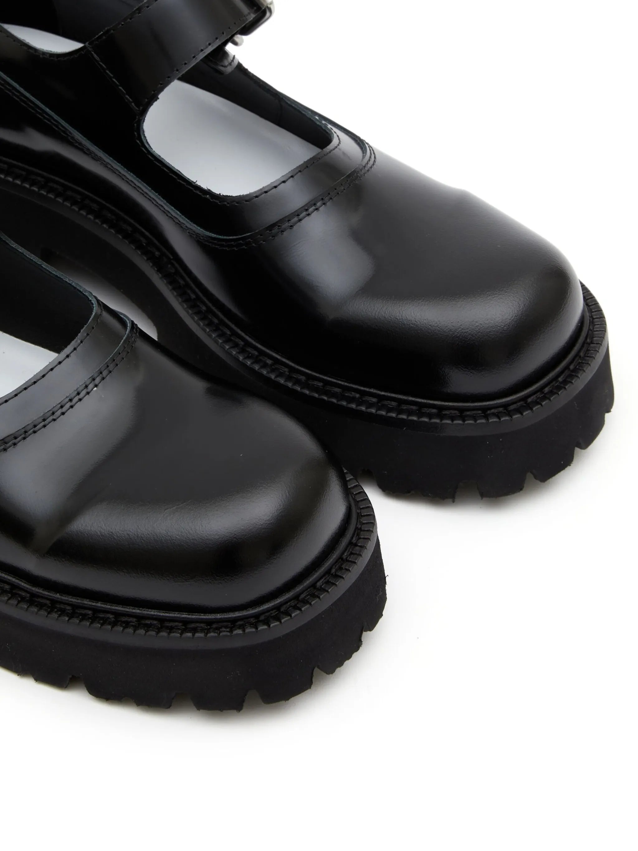 leather Mary Jane shoes