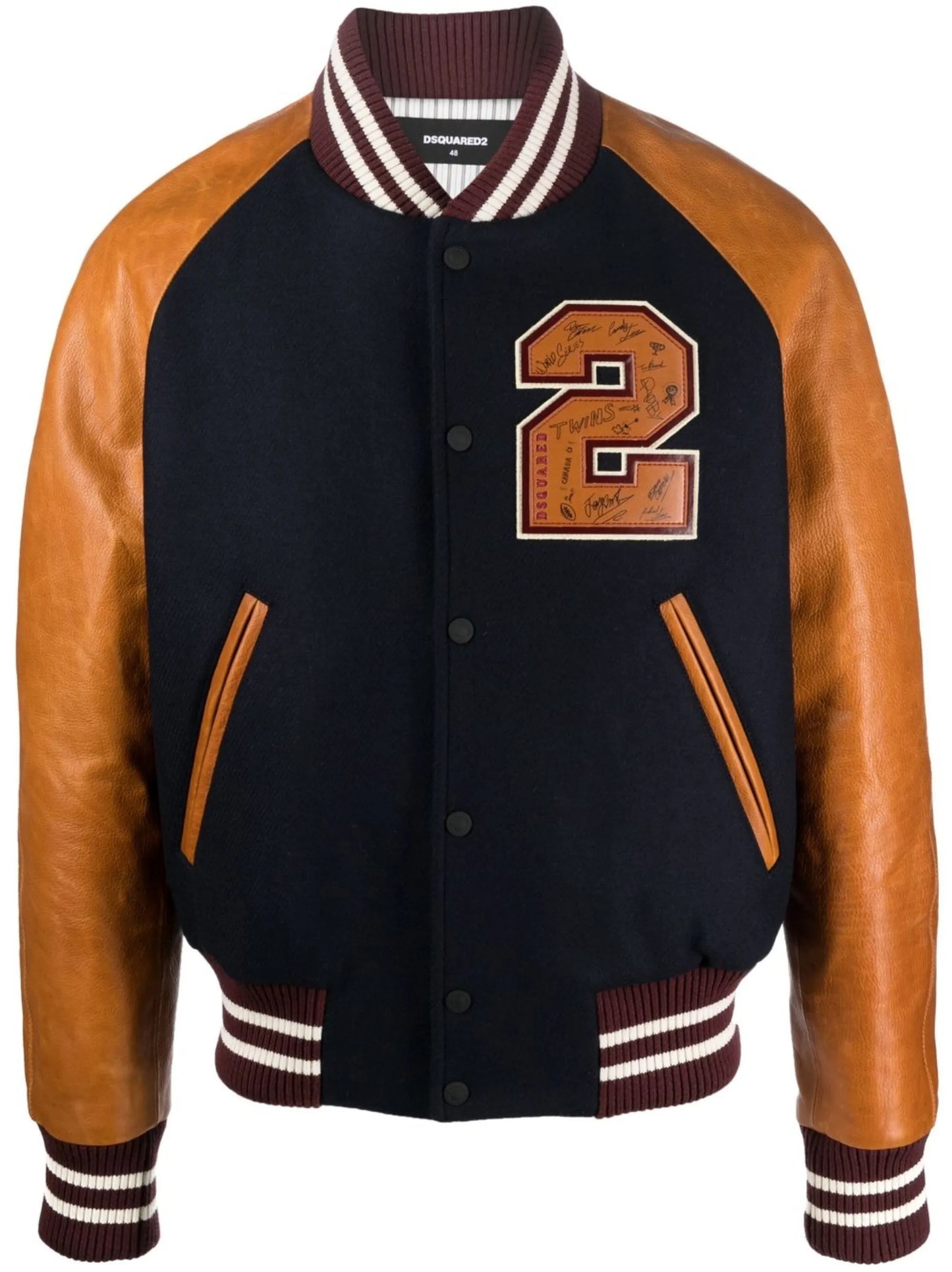 wool-blend varsity jacket