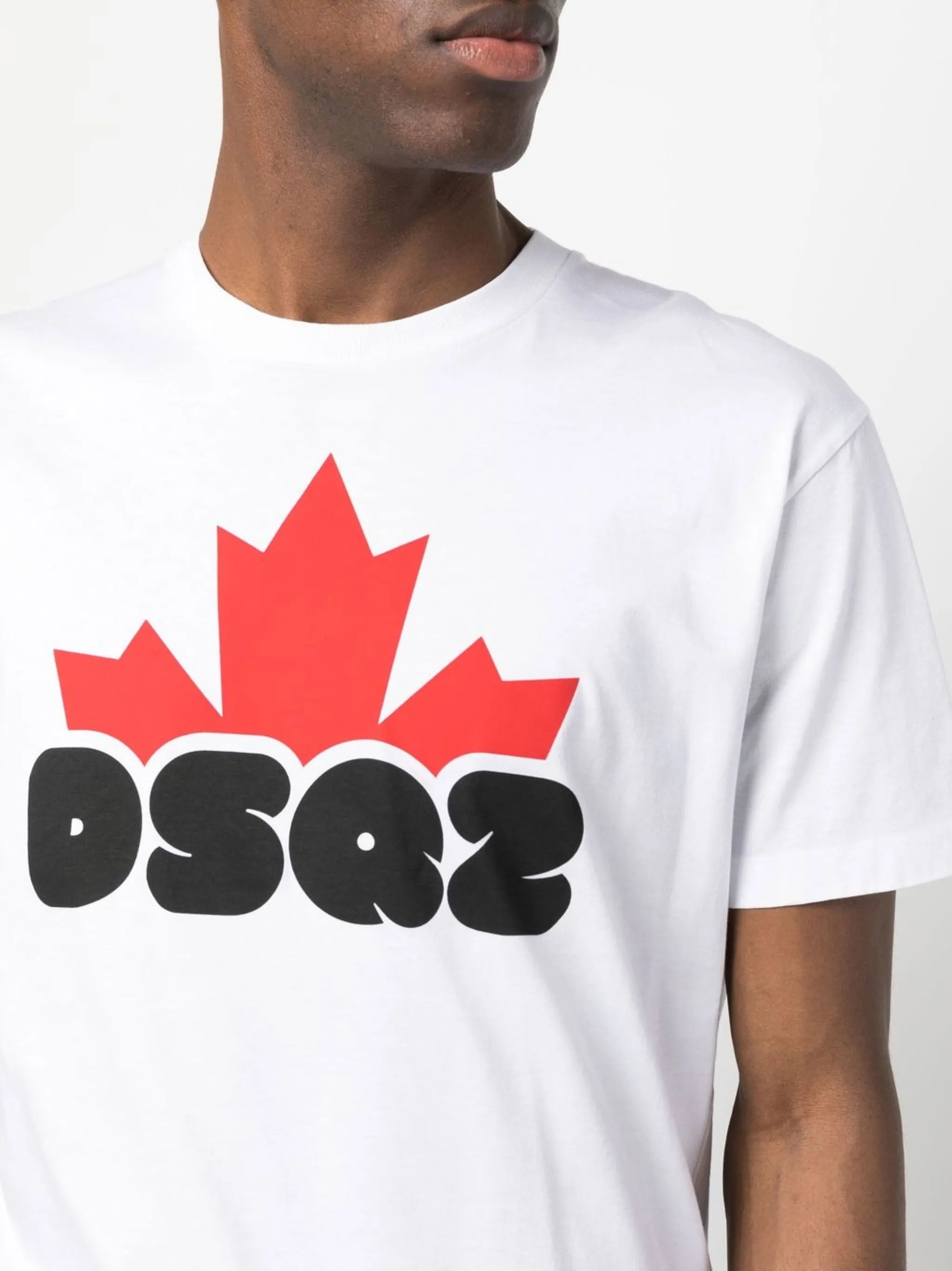 DSQ2-print short-sleeve T-shirt