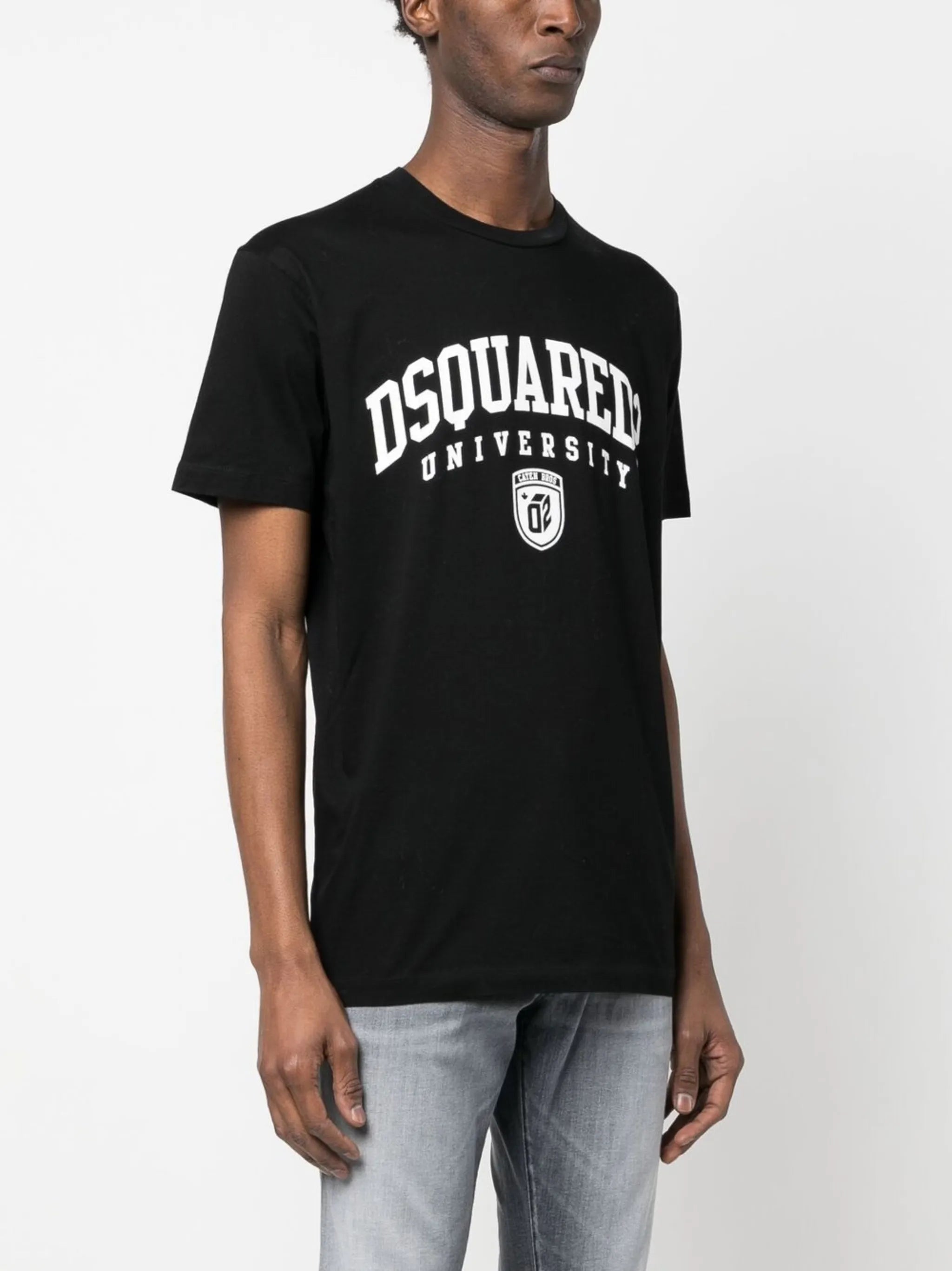 University print short-sleeve T-shirt