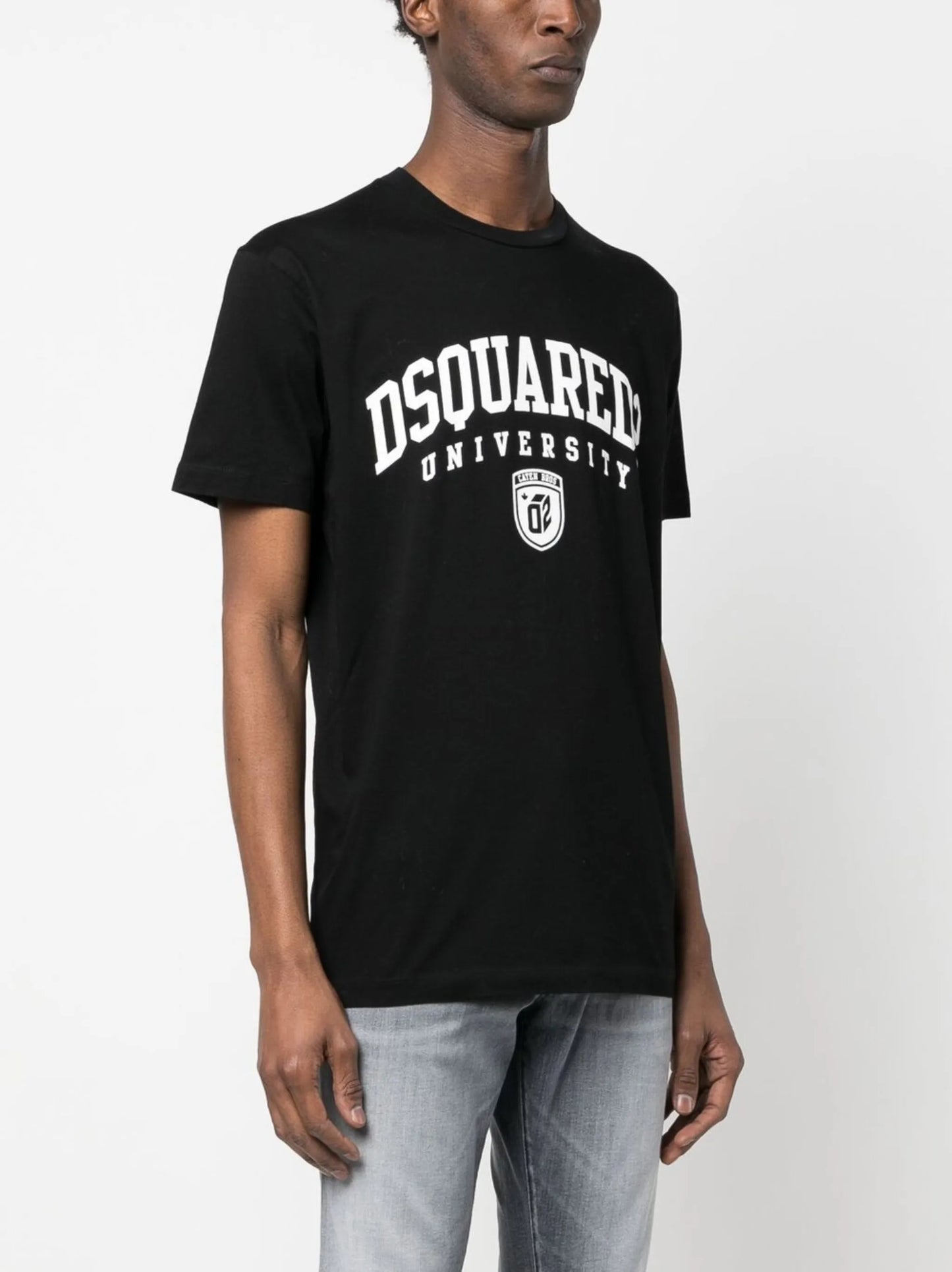 University print short-sleeve T-shirt