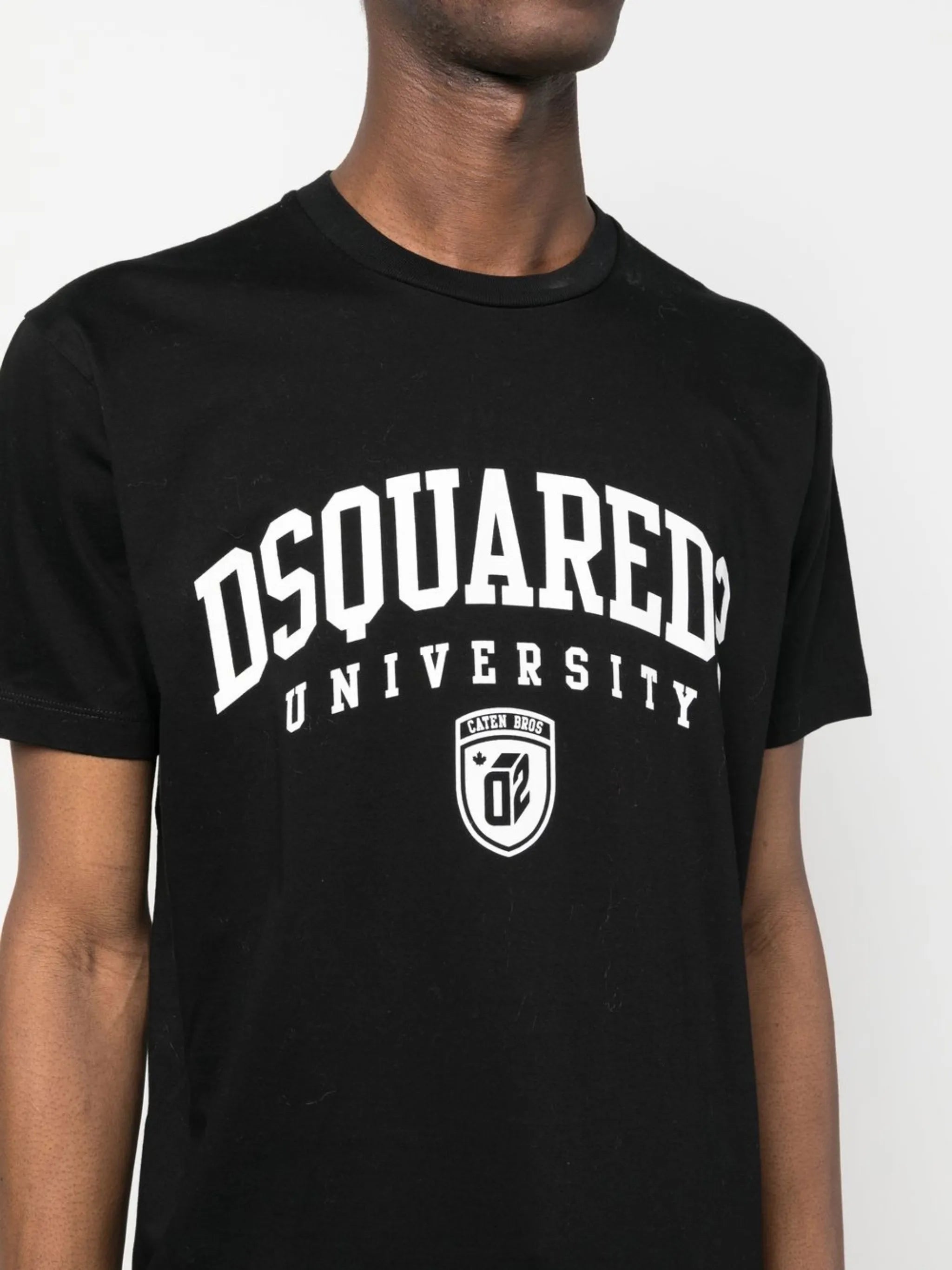 University print short-sleeve T-shirt