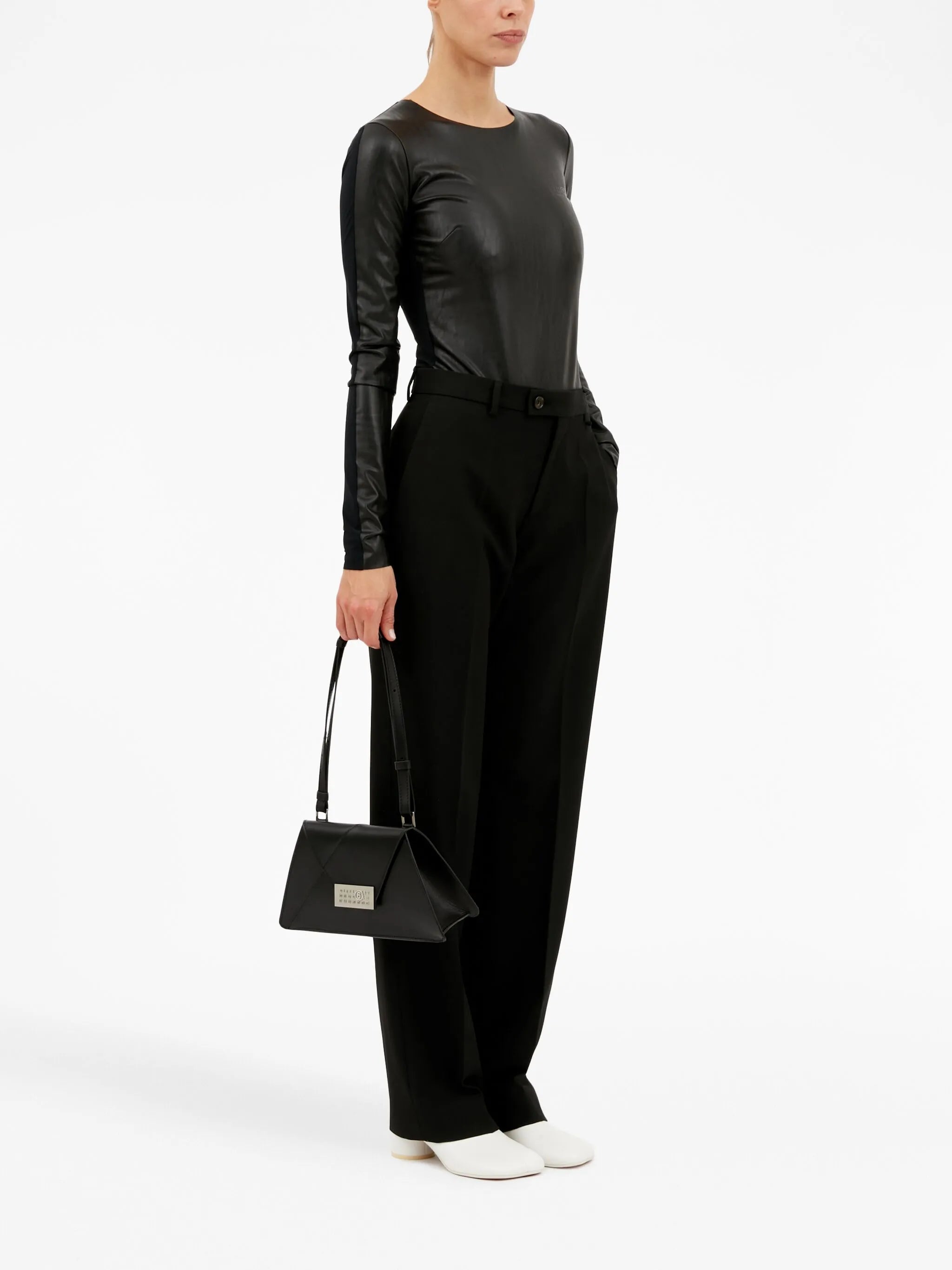 medium Numeric embossed crossbody bag