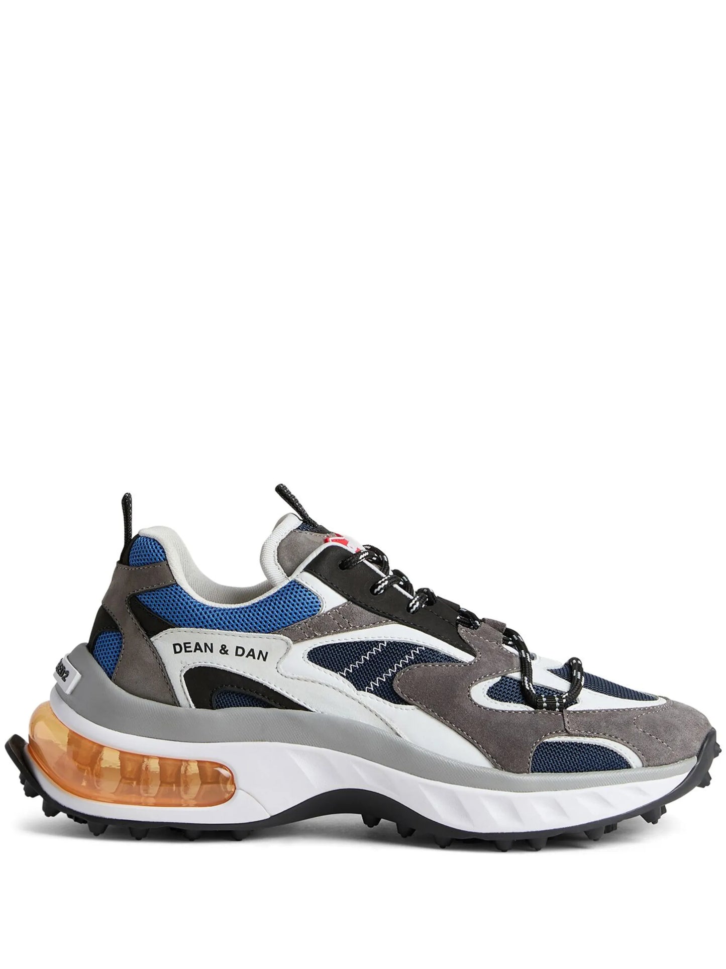 logo-embellished panelled sneakers