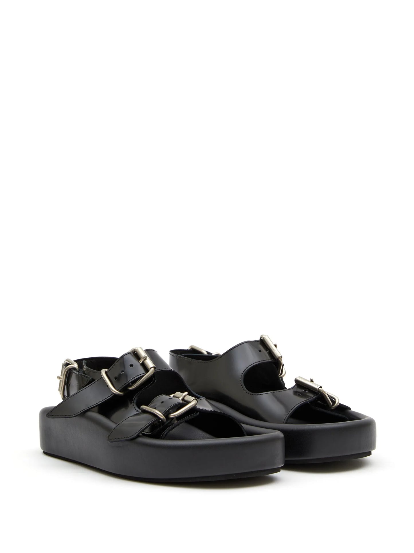 slingback leather sandals