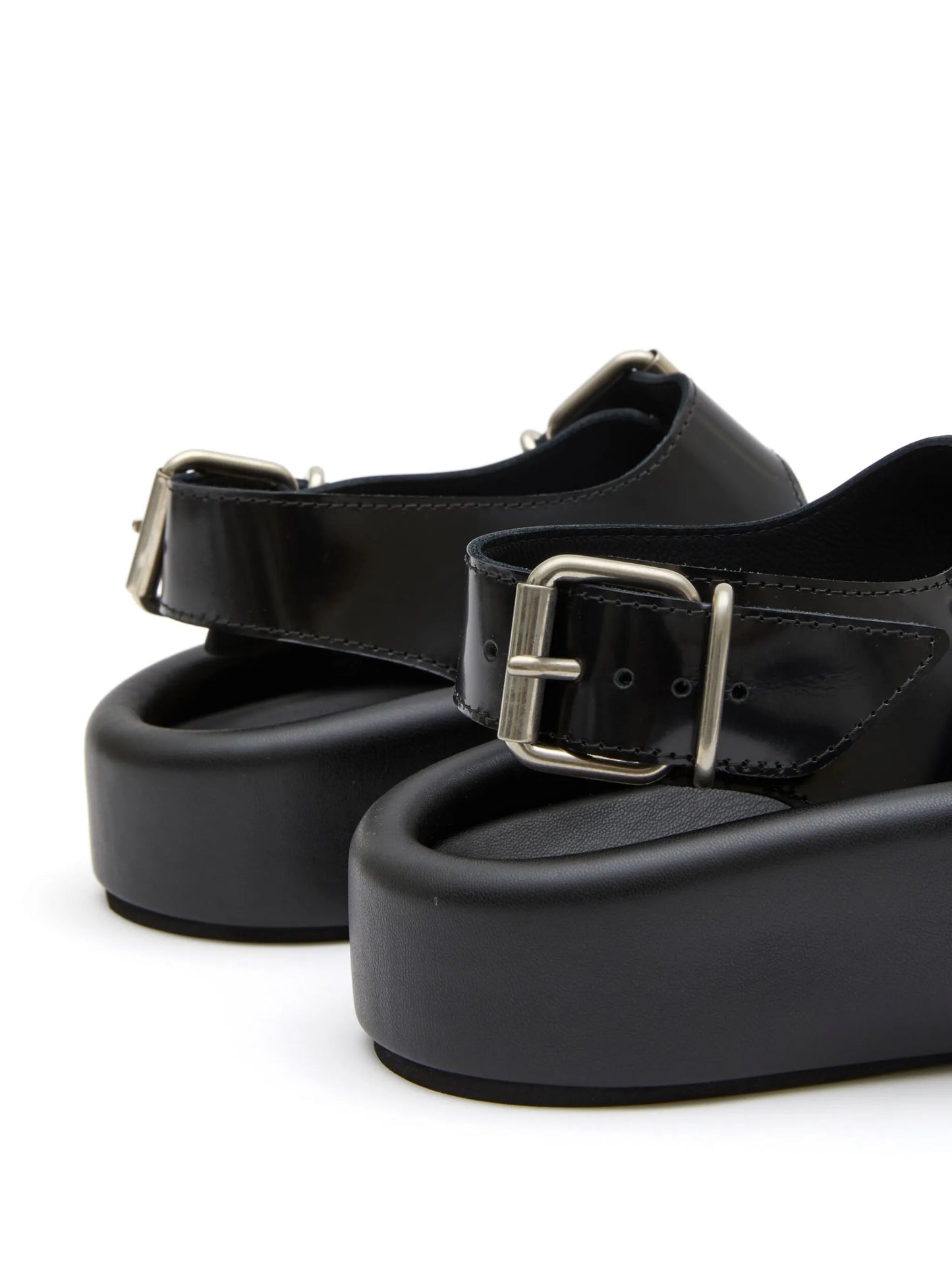 slingback leather sandals