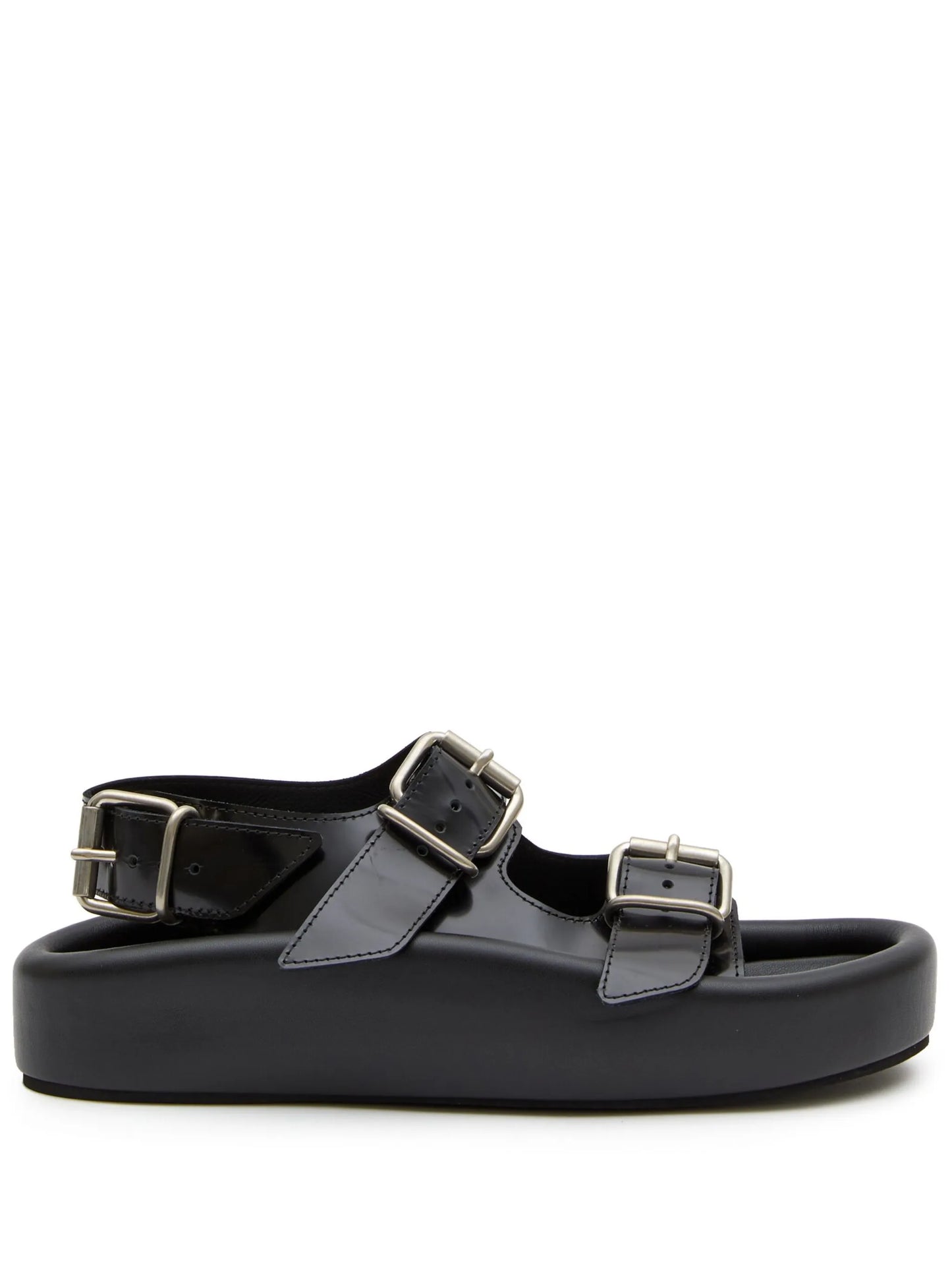 slingback leather sandals