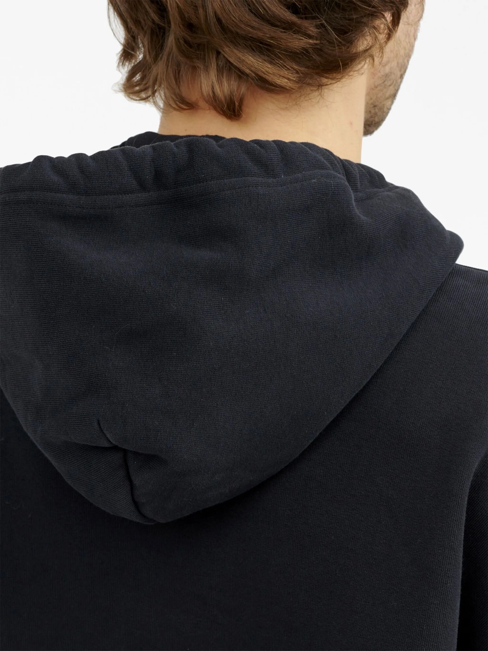 numbers-motif zip-up hoodie