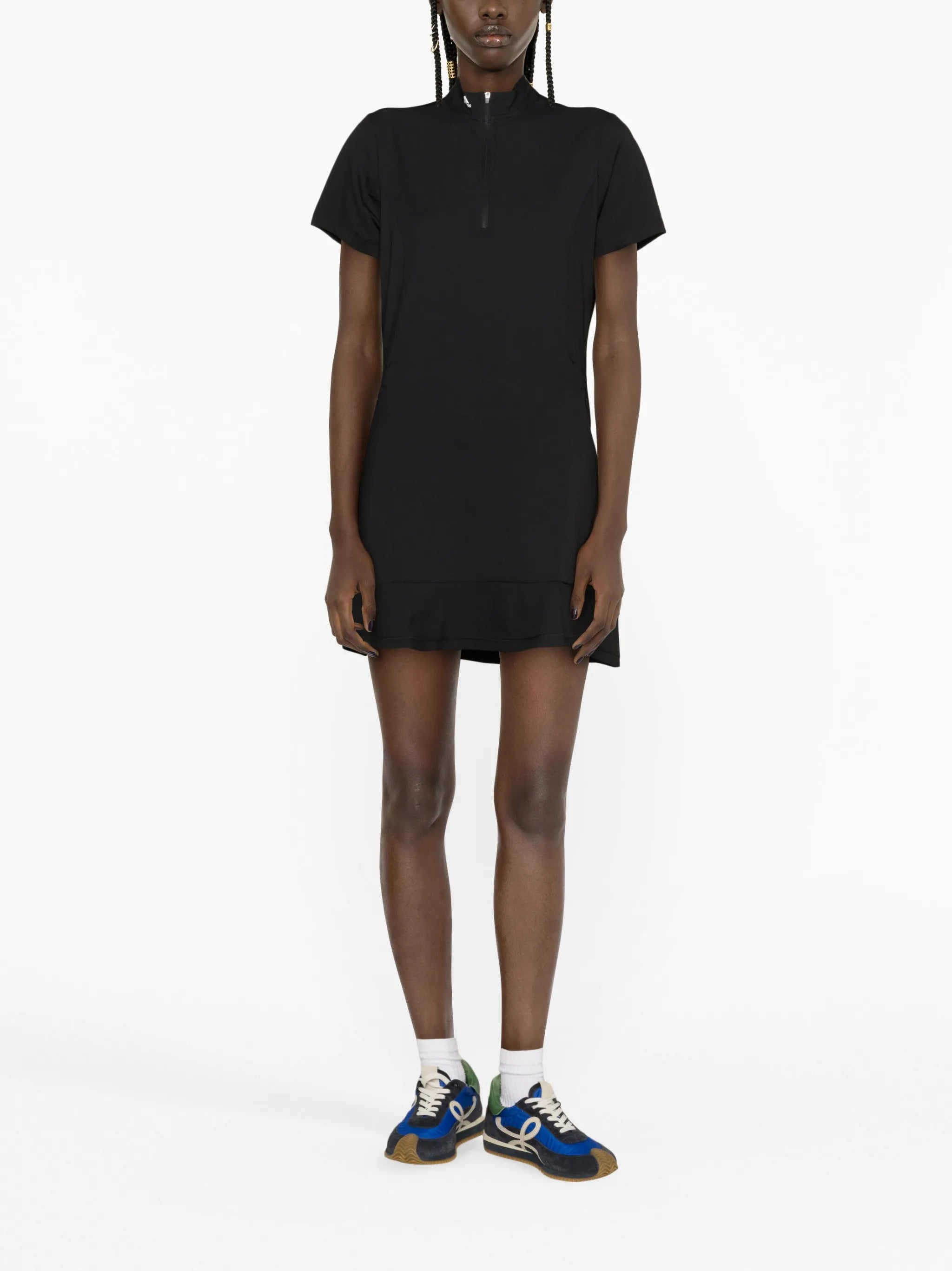 logo-print minidress