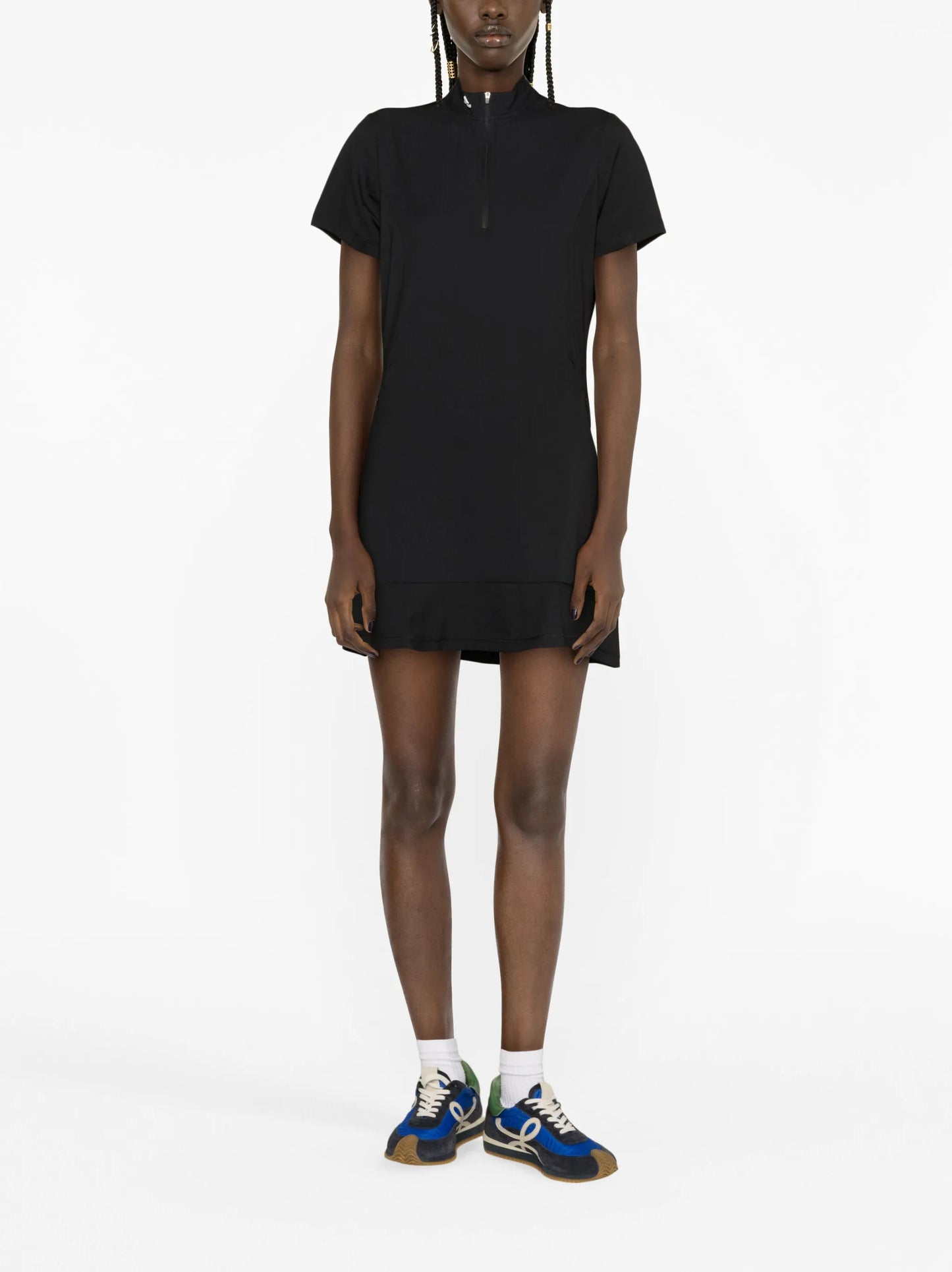 logo-print minidress