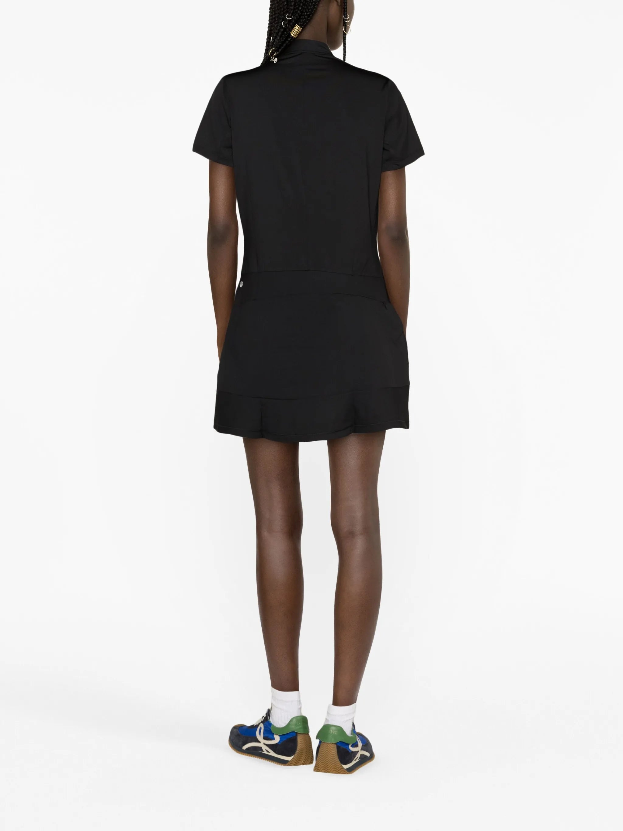 logo-print minidress