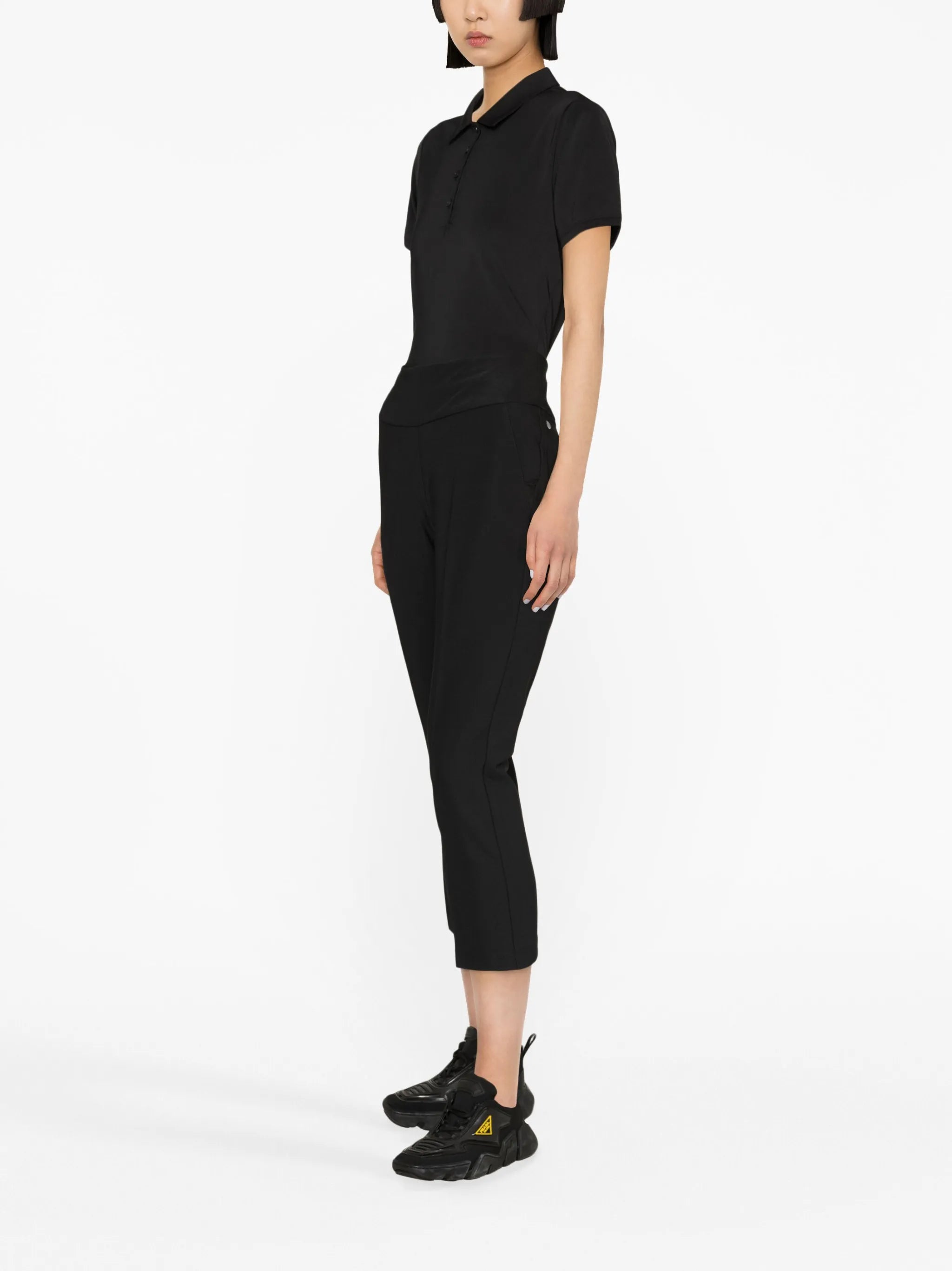 tapered cropped trousers
