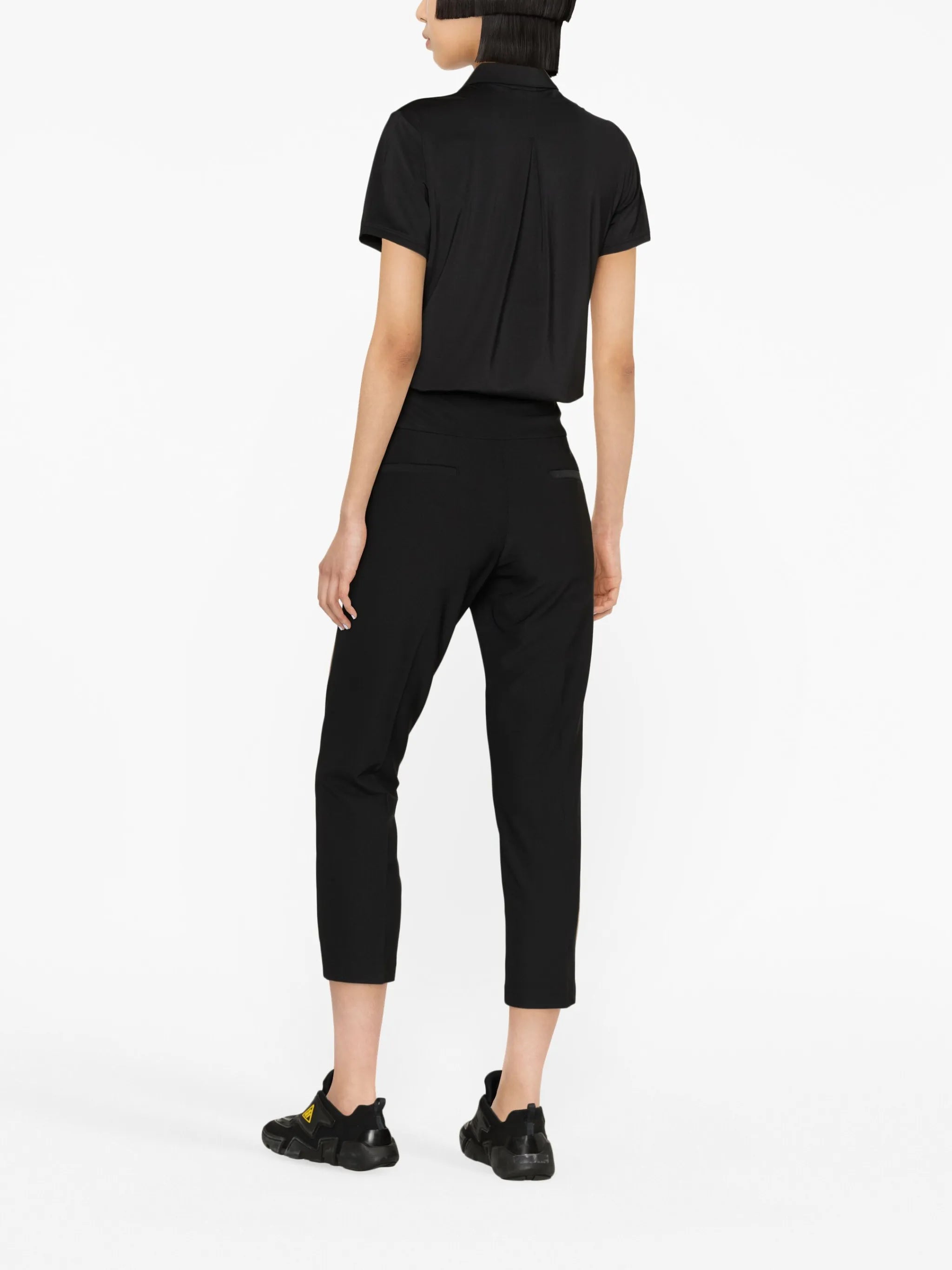 tapered cropped trousers