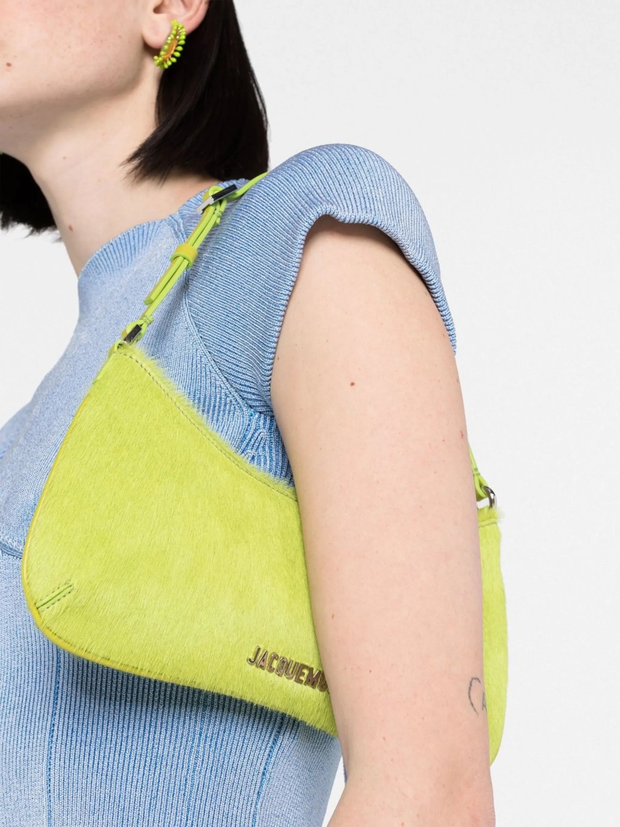 Le Bisou calf hair shoulder bag