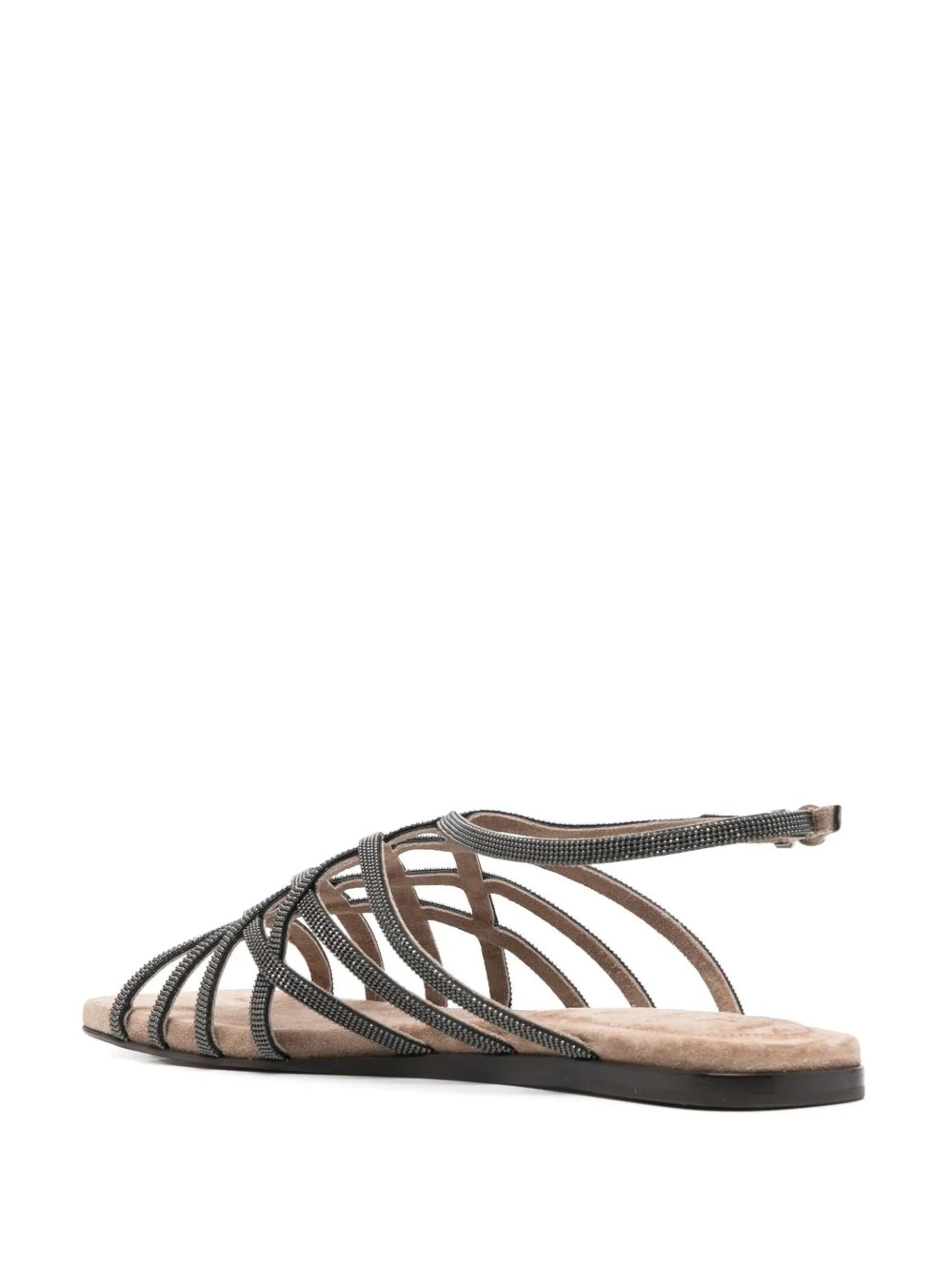 crossover-strap detail sandals