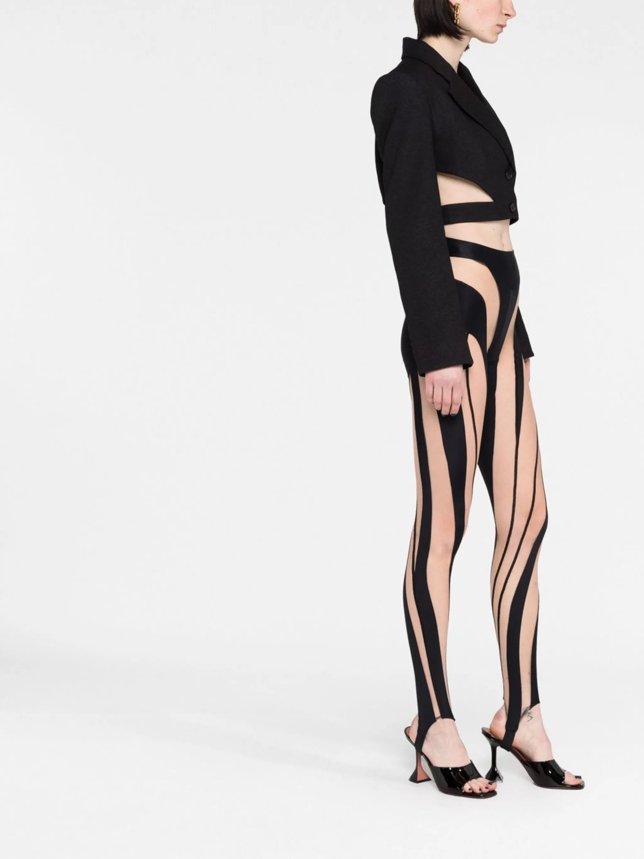 semi-sheer leggings