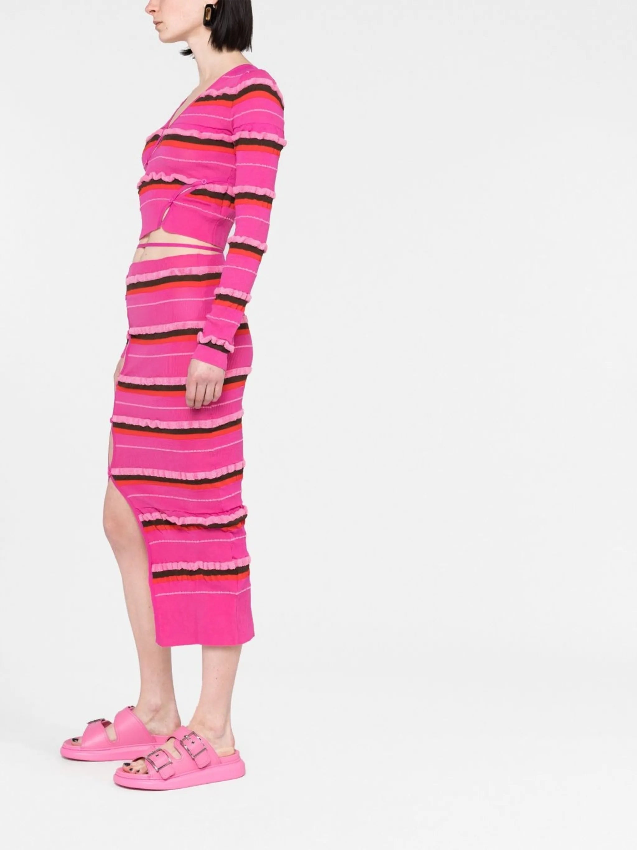 La jupe maille Concha midi skirt